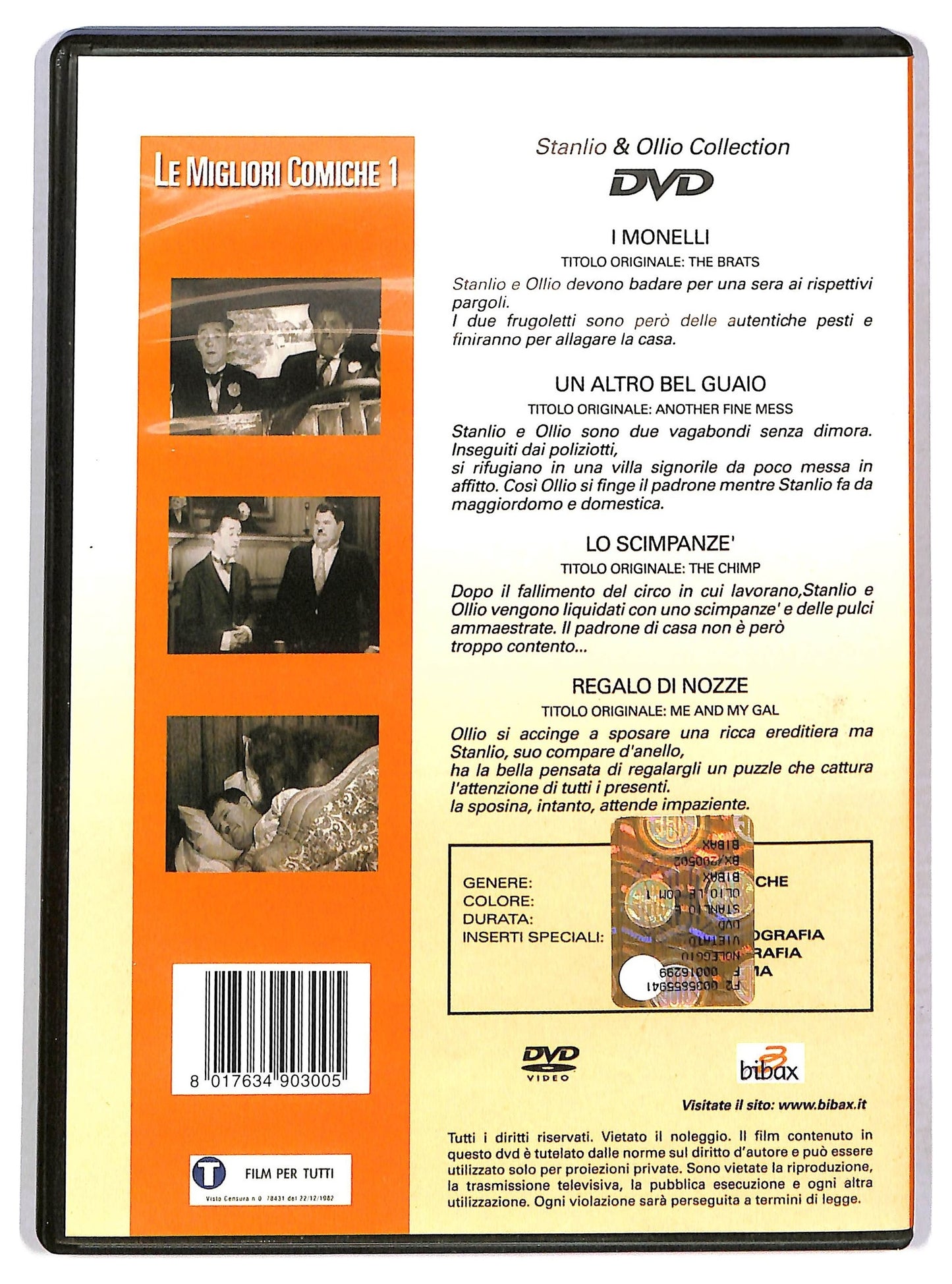 EBOND Stanlio & Ollio Collection - Le Migliori Comiche Vol.1 DVD D791341