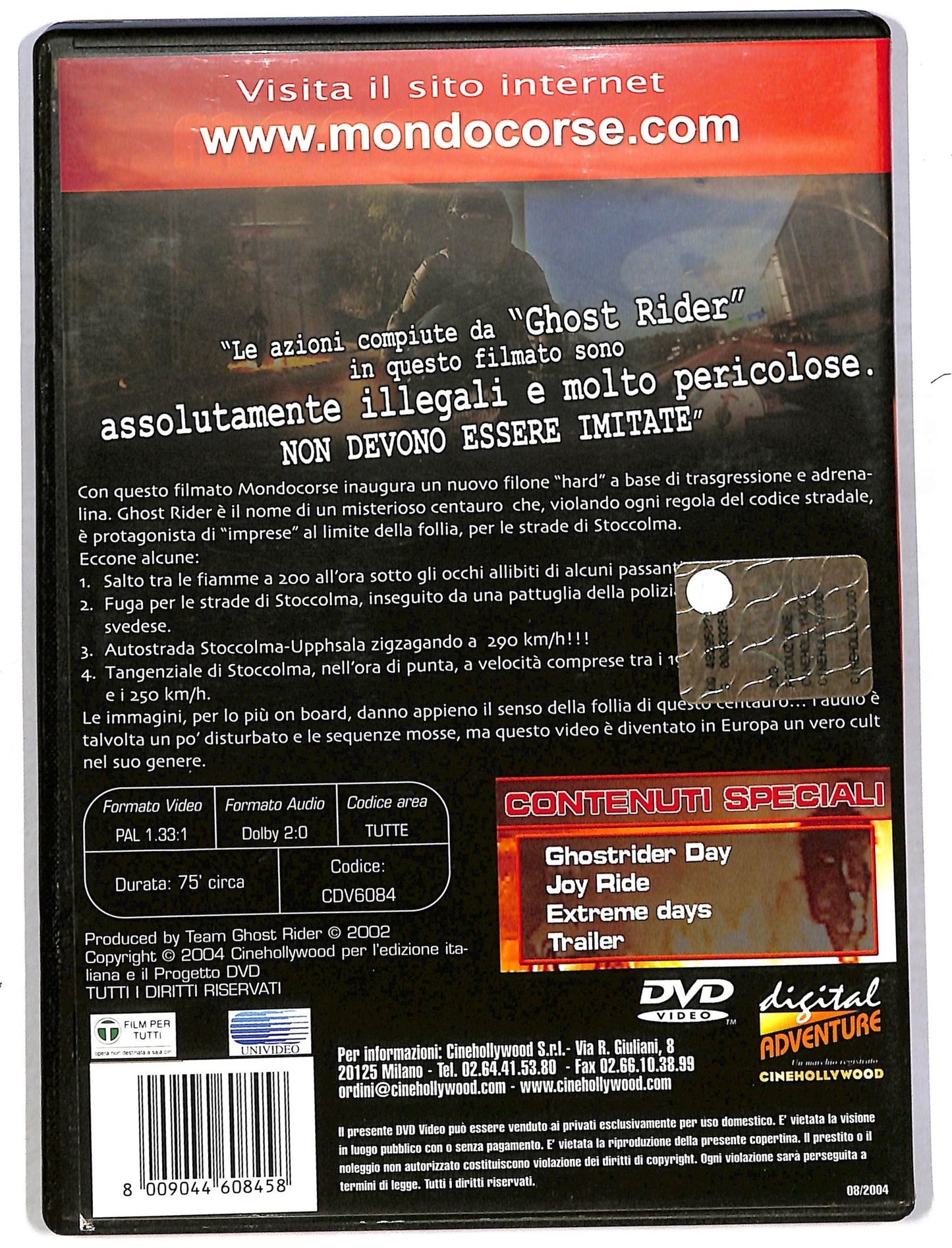 EBOND Ghost rider DVD D791424