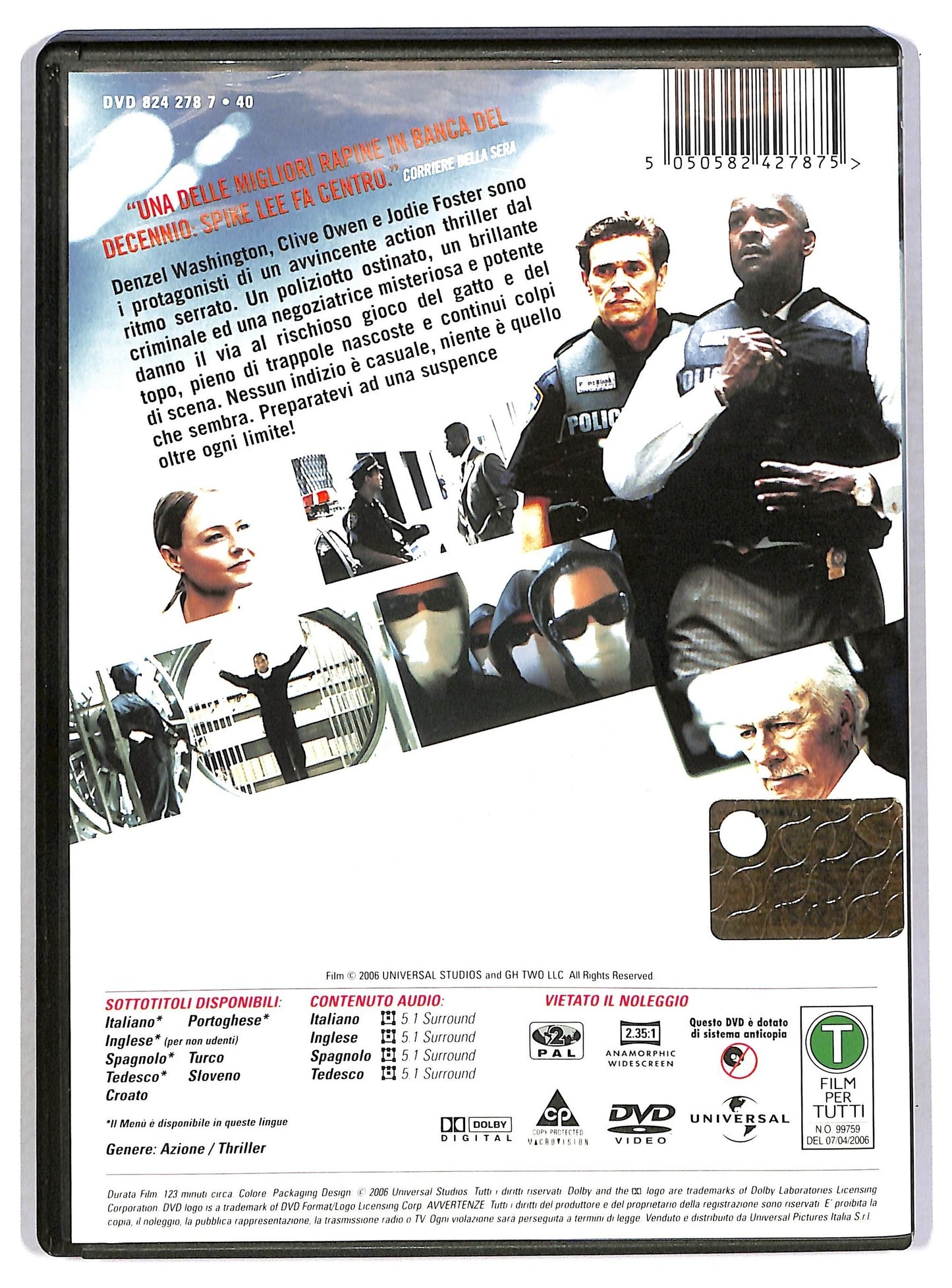 EBOND inside man DVD D791428