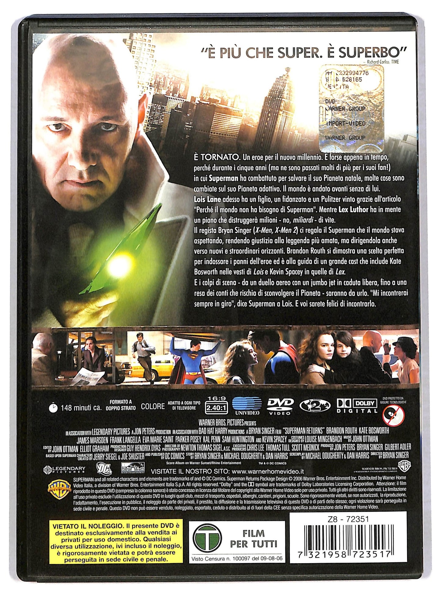 EBOND superman returns - edizione disco singolo DVD D791503