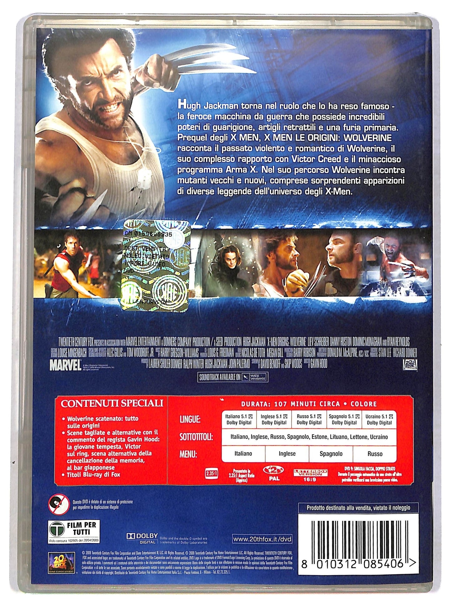 EBOND X - Men le origini Wolverine  DVD D791506