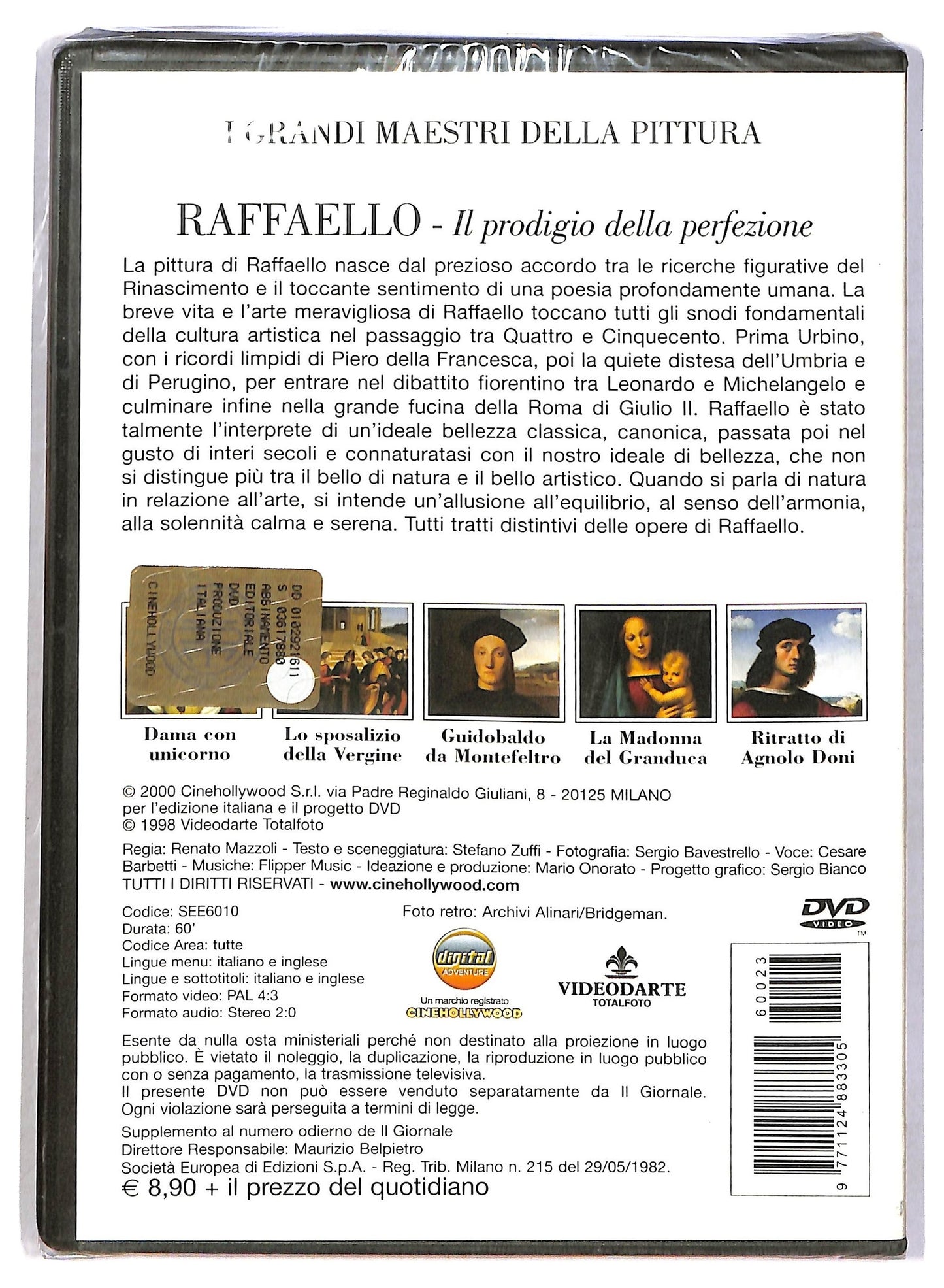 EBOND Raffaello - i grandi maestri della pittura EDITORIALE DVD D791535