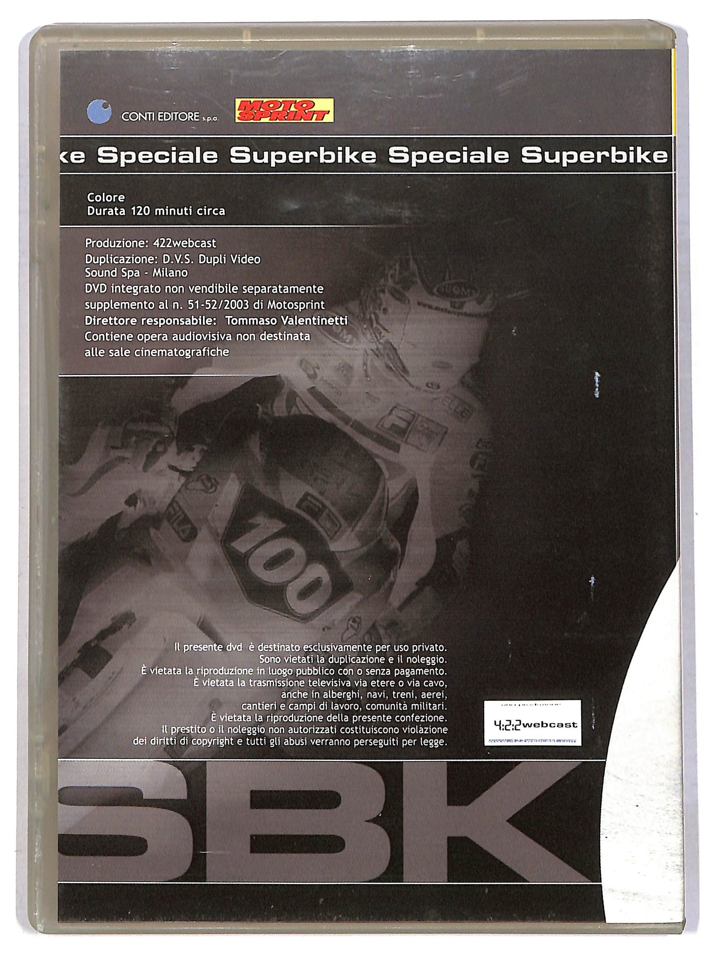 EBOND Speciale superbike - Moto sprint EDITORIALE DVD D791564