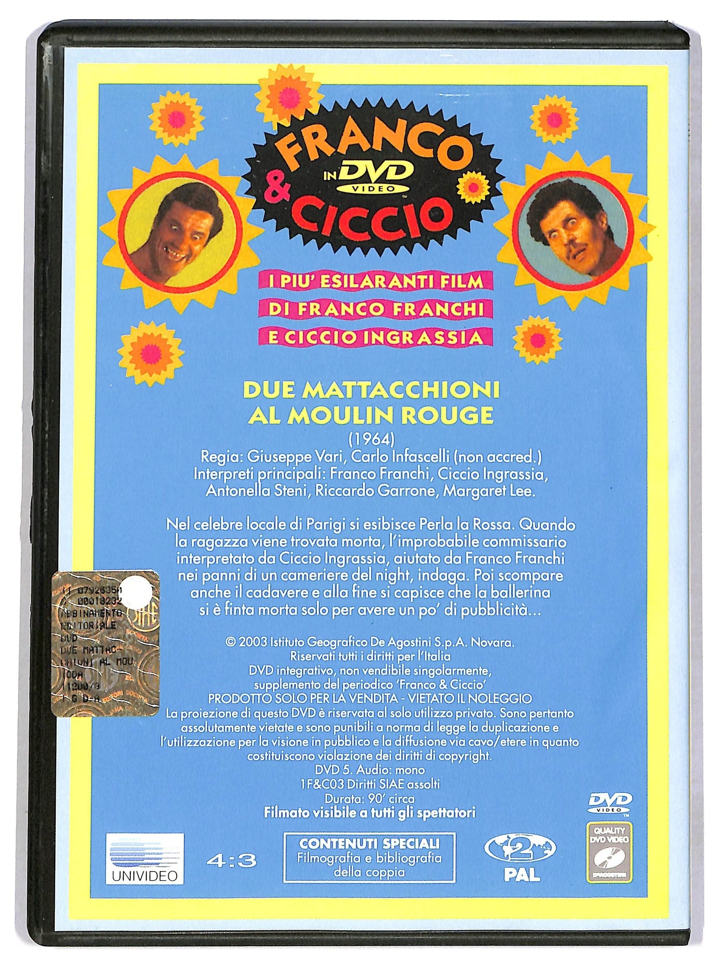 EBOND Due mattacchioni al Moulin Rouge F.e C.  EDITORIALE  DVD D791606