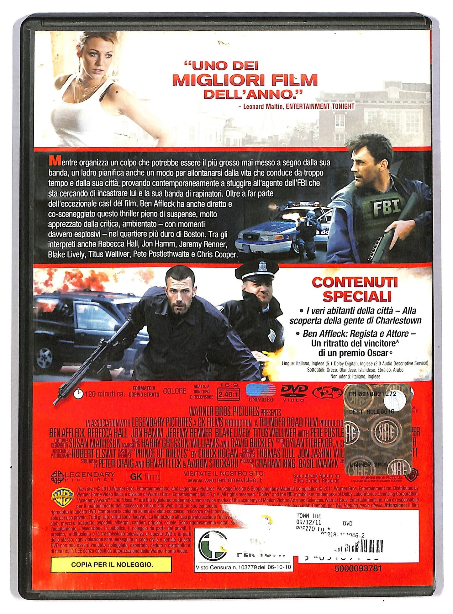 EBOND The Town NOLEGGIO DVD D791612