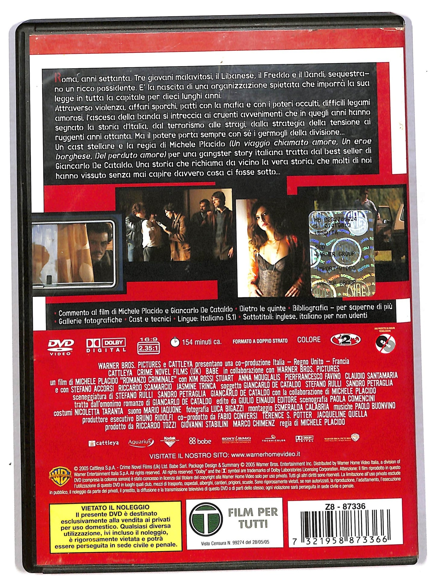EBOND romanzo criminale DVD D791629