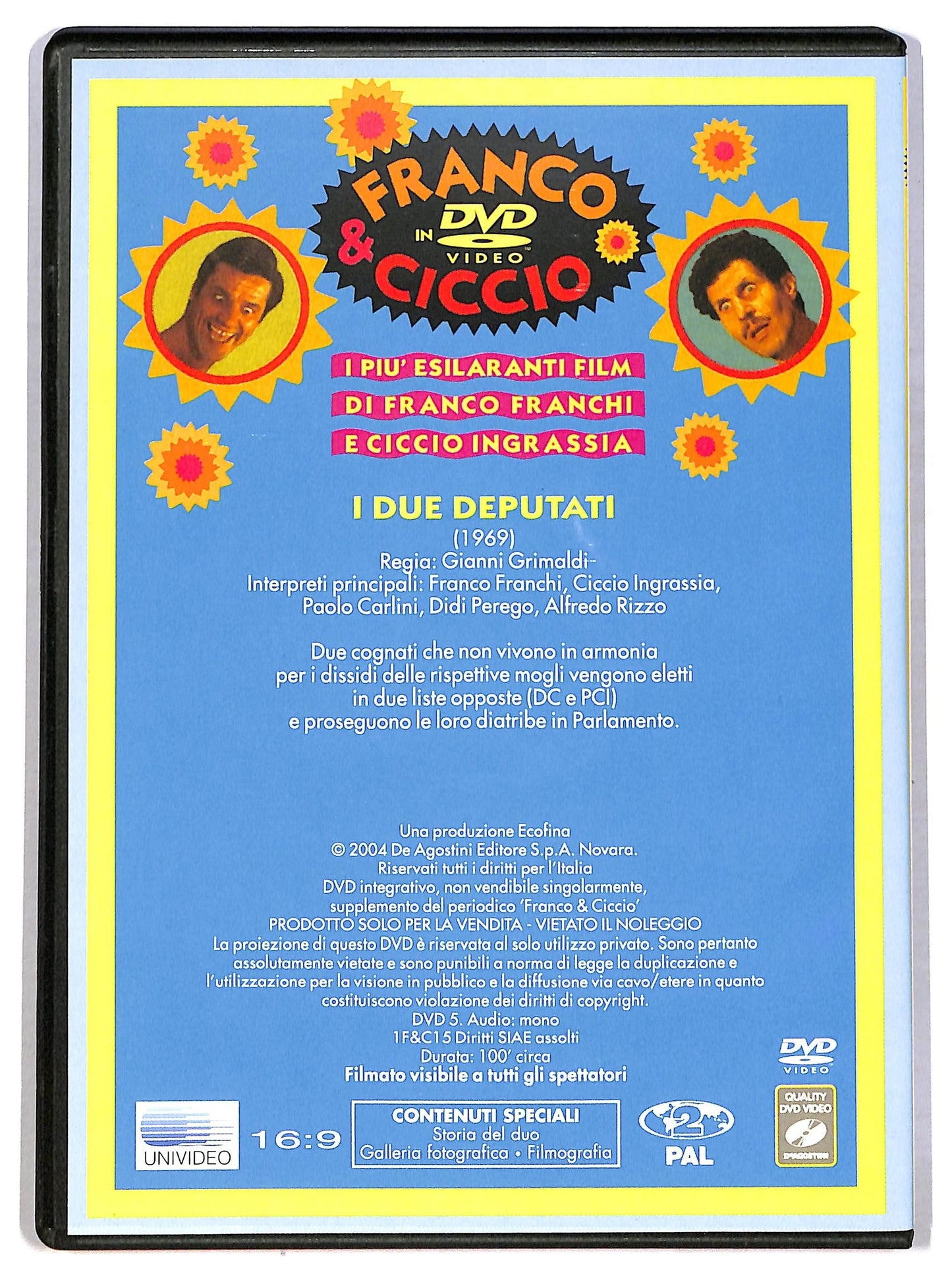 EBOND I Due Deputati. Franco e Ciccio  DVD Editoriale D791740