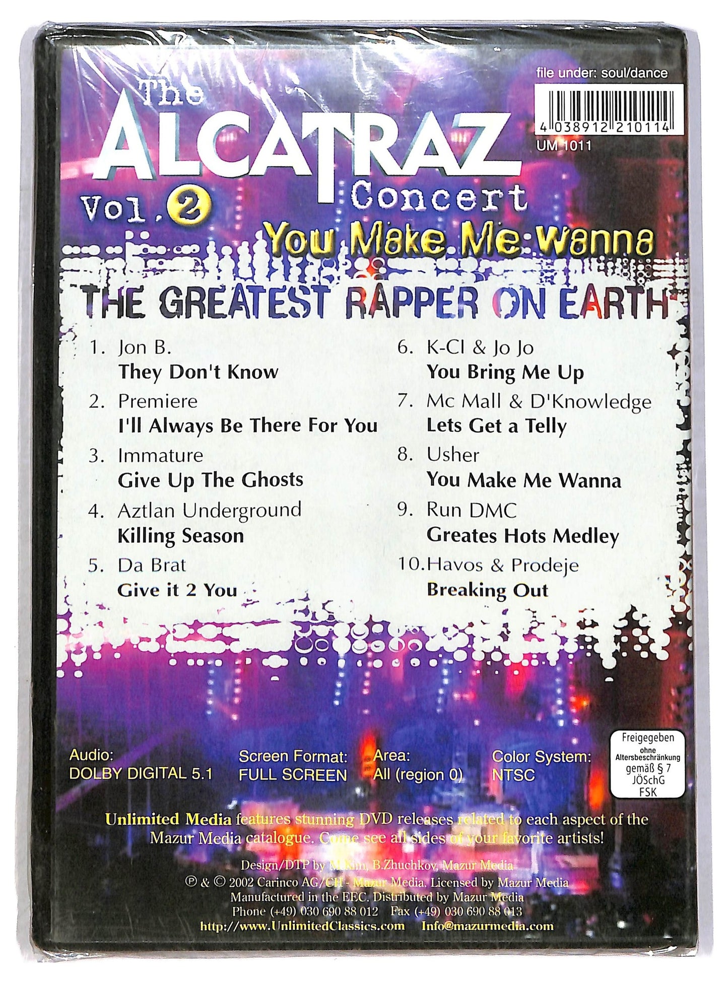 EBOND The Alcatraz Concert Vol 2 CD + DVD D791743