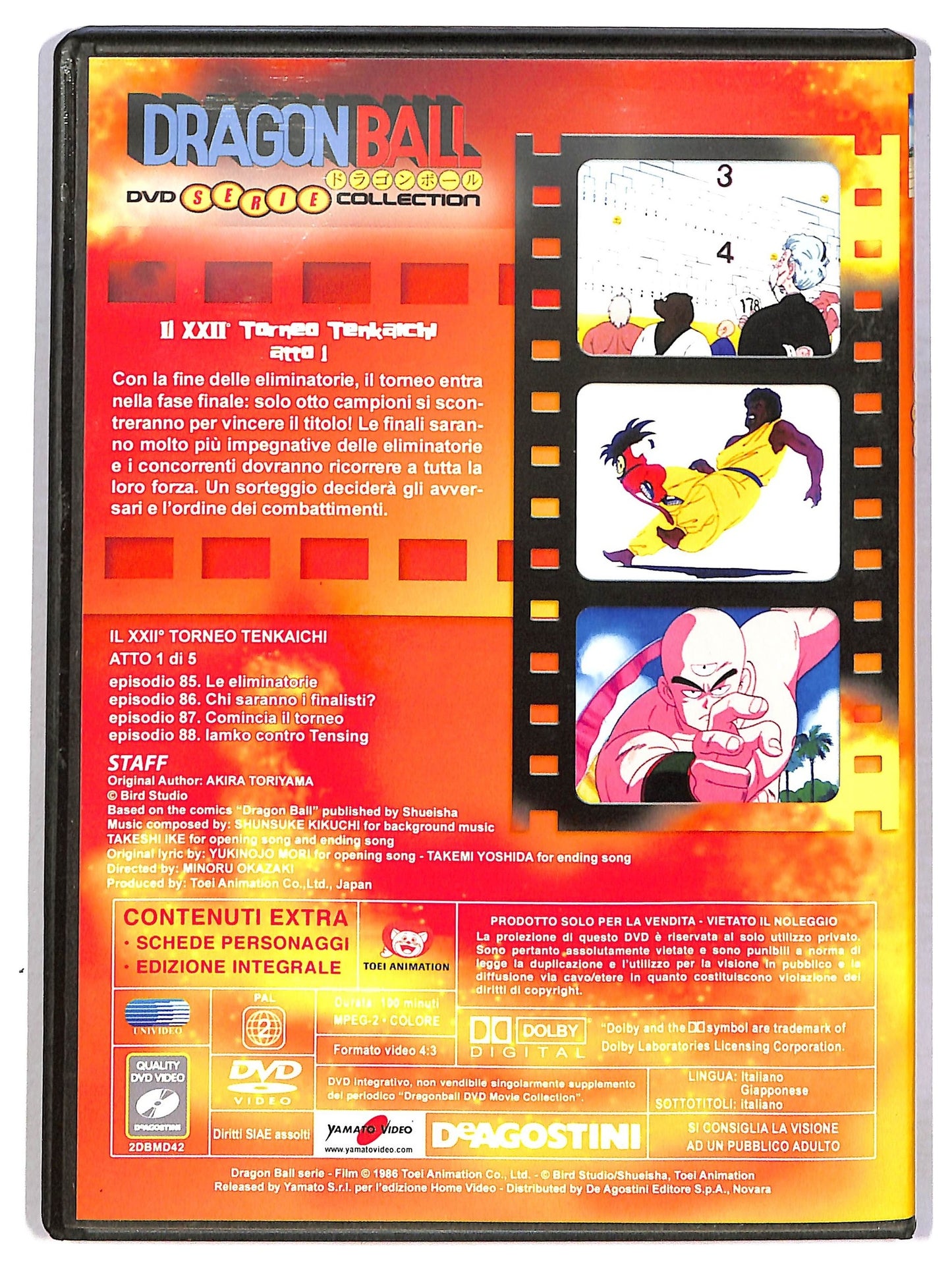 EBOND Dragonball dvd serie coll - il XXII Torneo tenkaichi atto 1 EDITORIALE DVD D791823