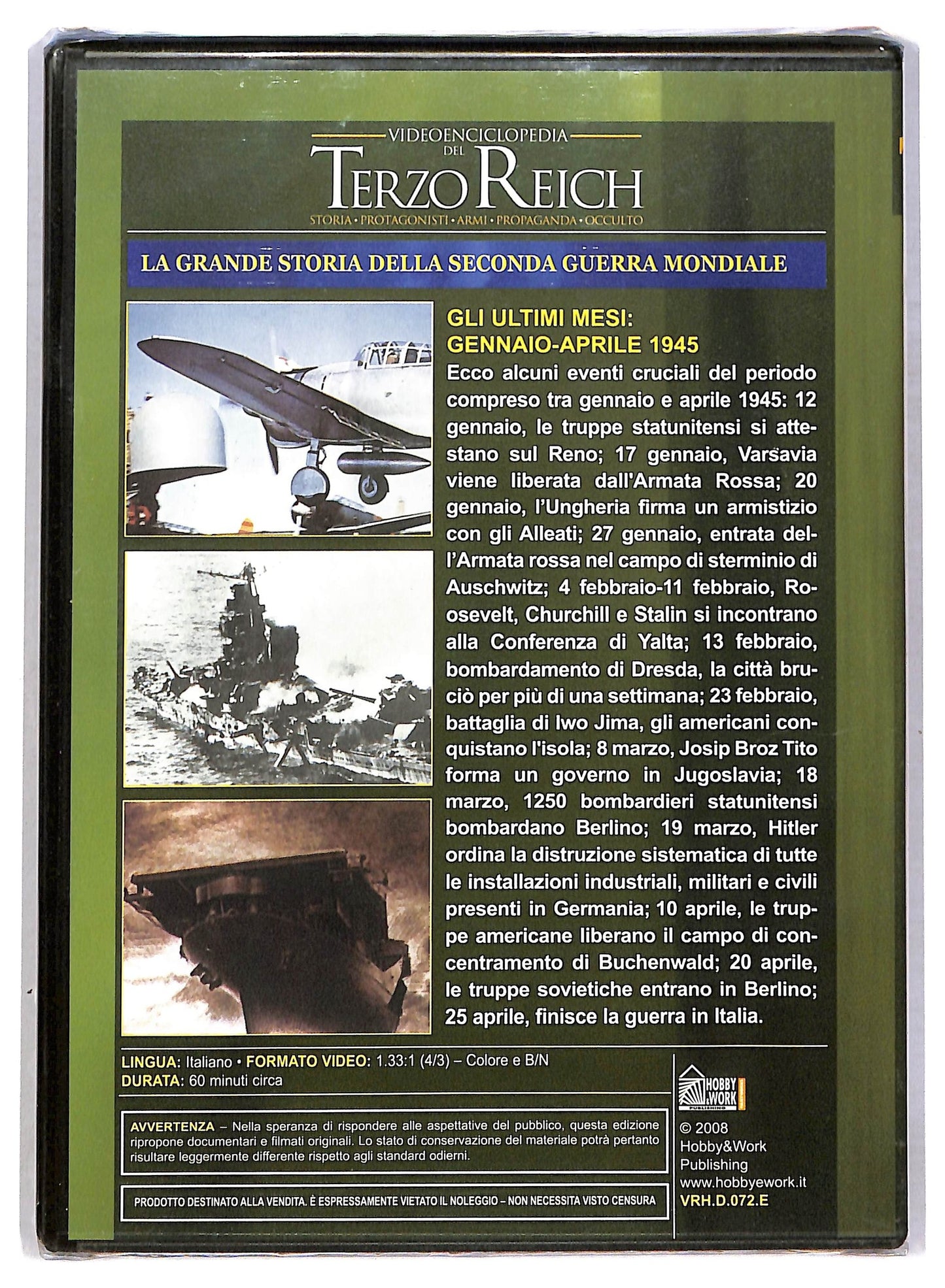EBOND Videoenciclopedia del terzo reich vol 72 EDITORIALE DVD D791906