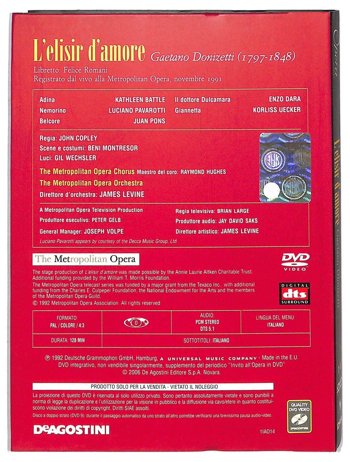 EBOND L'elisir d'amore - Invito all'Opera in DVD EDITORIALE DVD D791926