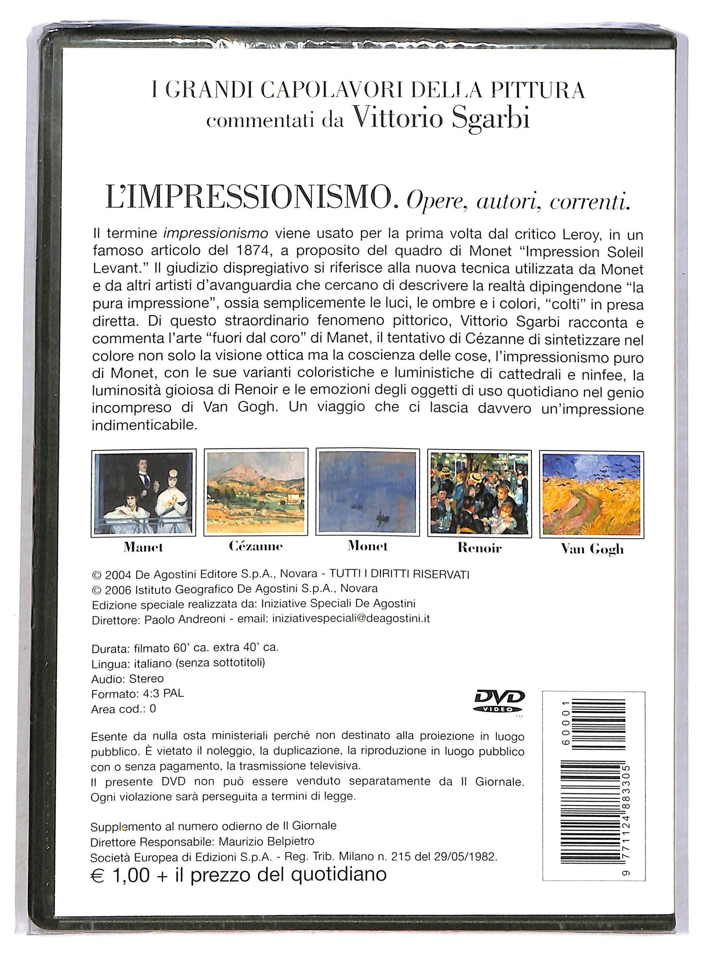 EBOND L'impressionismo Vol .1  EDITORIALE  DVD D791936