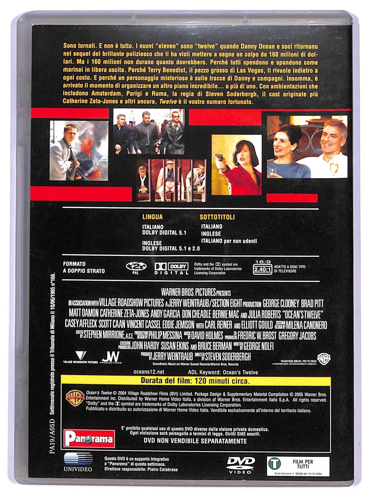EBOND Ocean's Twelve  EDITORIALE DVD D792144
