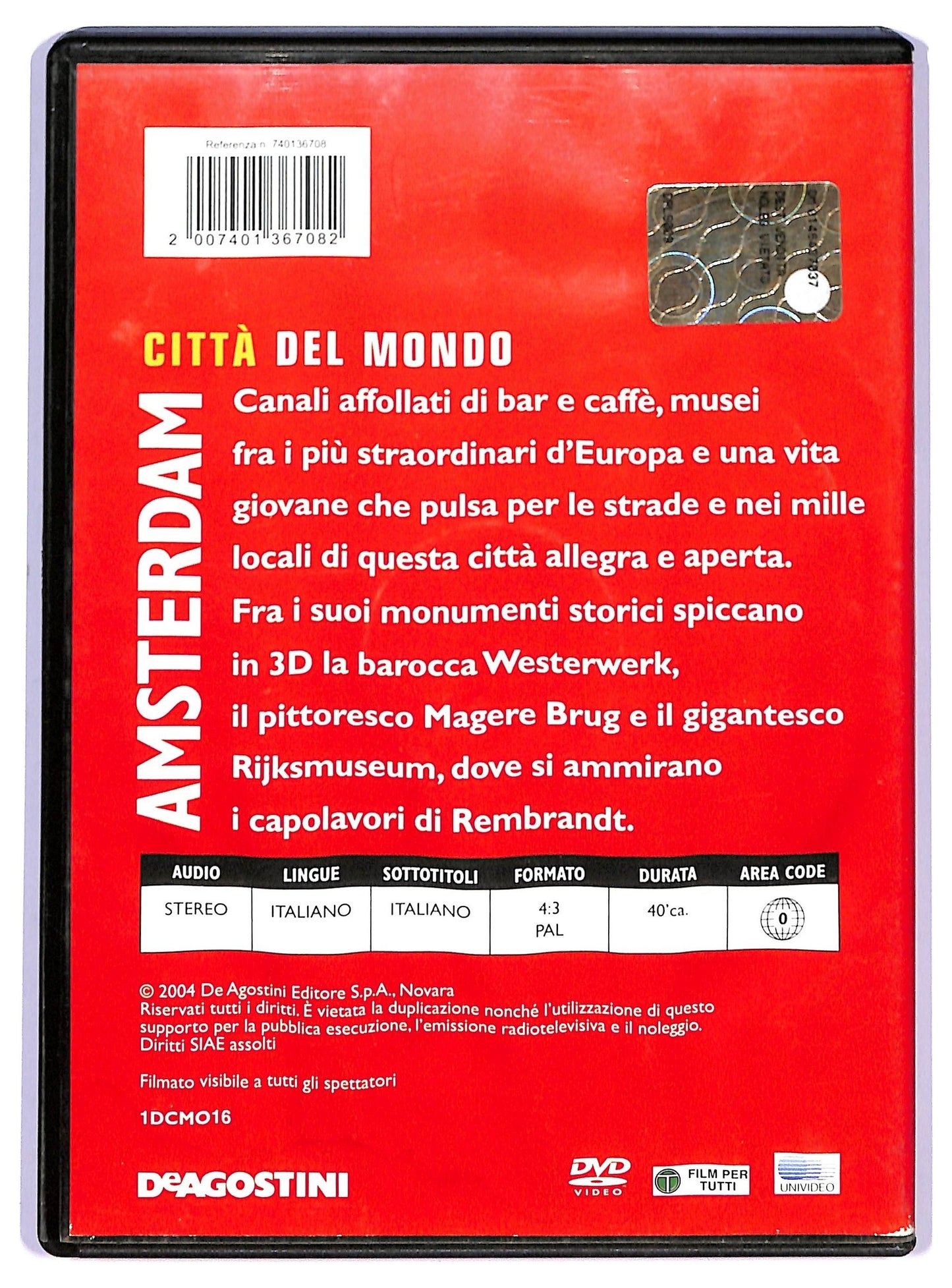 EBOND Citta del mondo Amsterdam  EDITORIALE DVD D792203