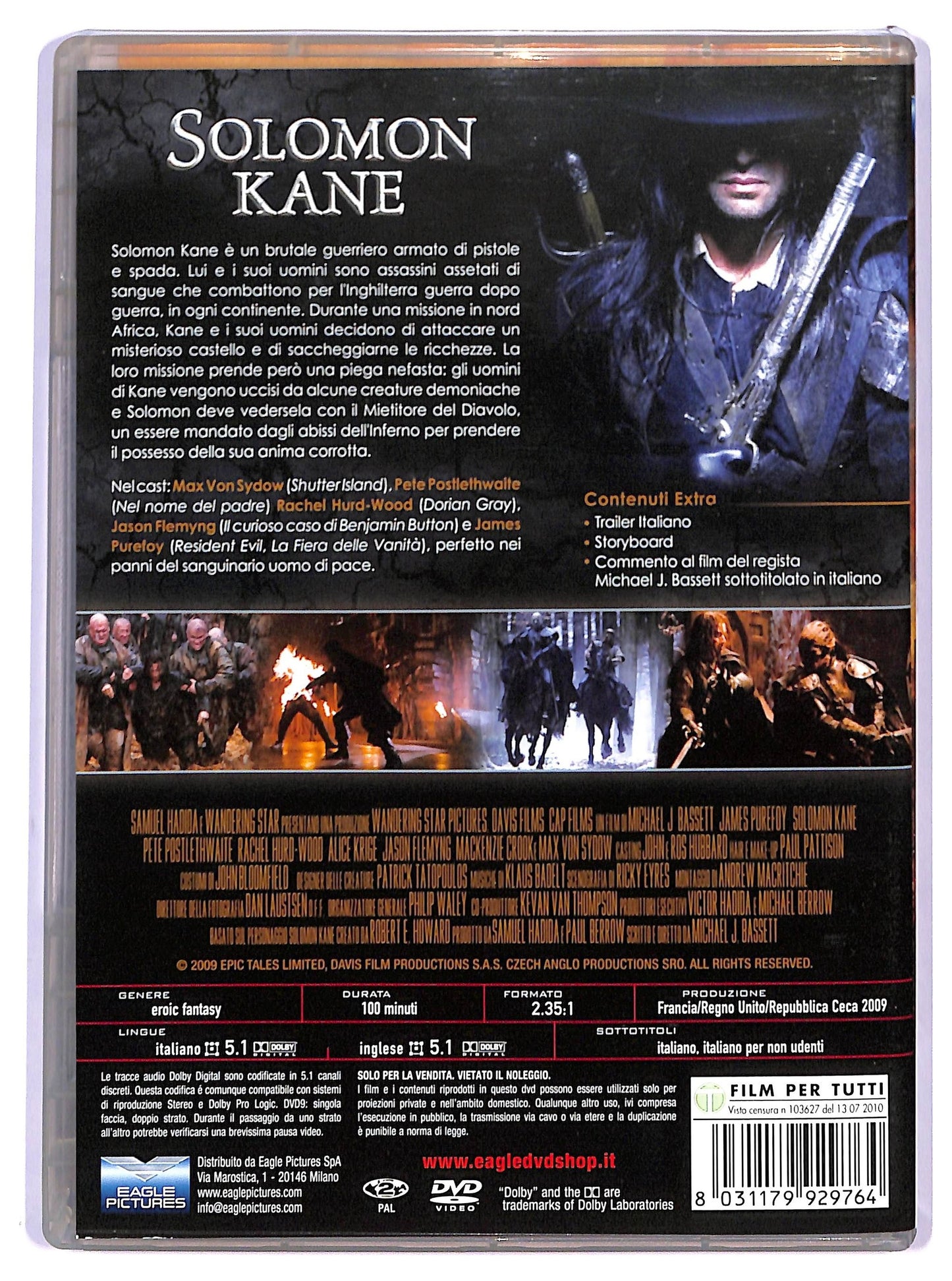 EBOND solomon kane DVD D792228