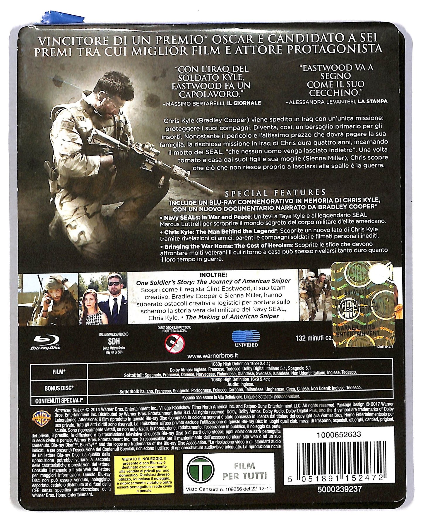 EBOND American Sniper Steelbook BLURAY  BLURAY BLURAY D792304