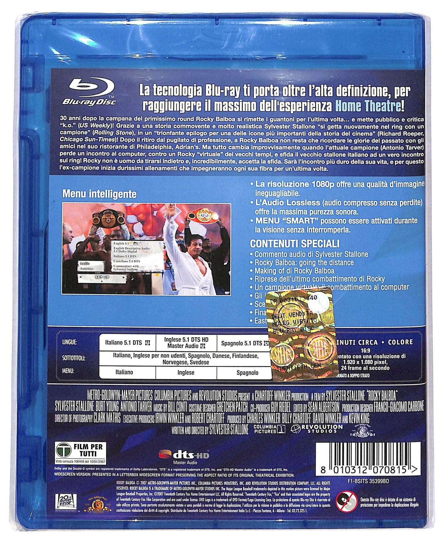 EBOND Rocky Balboa BLURAY BLURAY BLURAY D792328