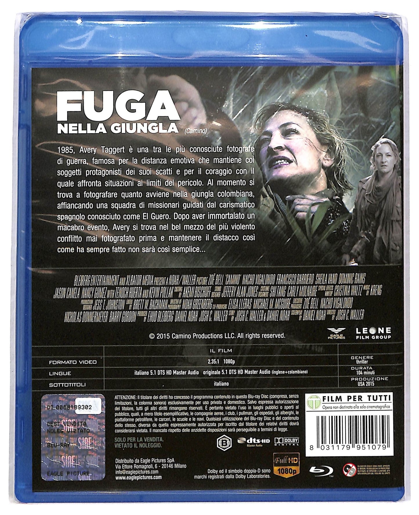 EBOND Fuga Nella Giungla BLURAY  BLURAY BLURAY D792374