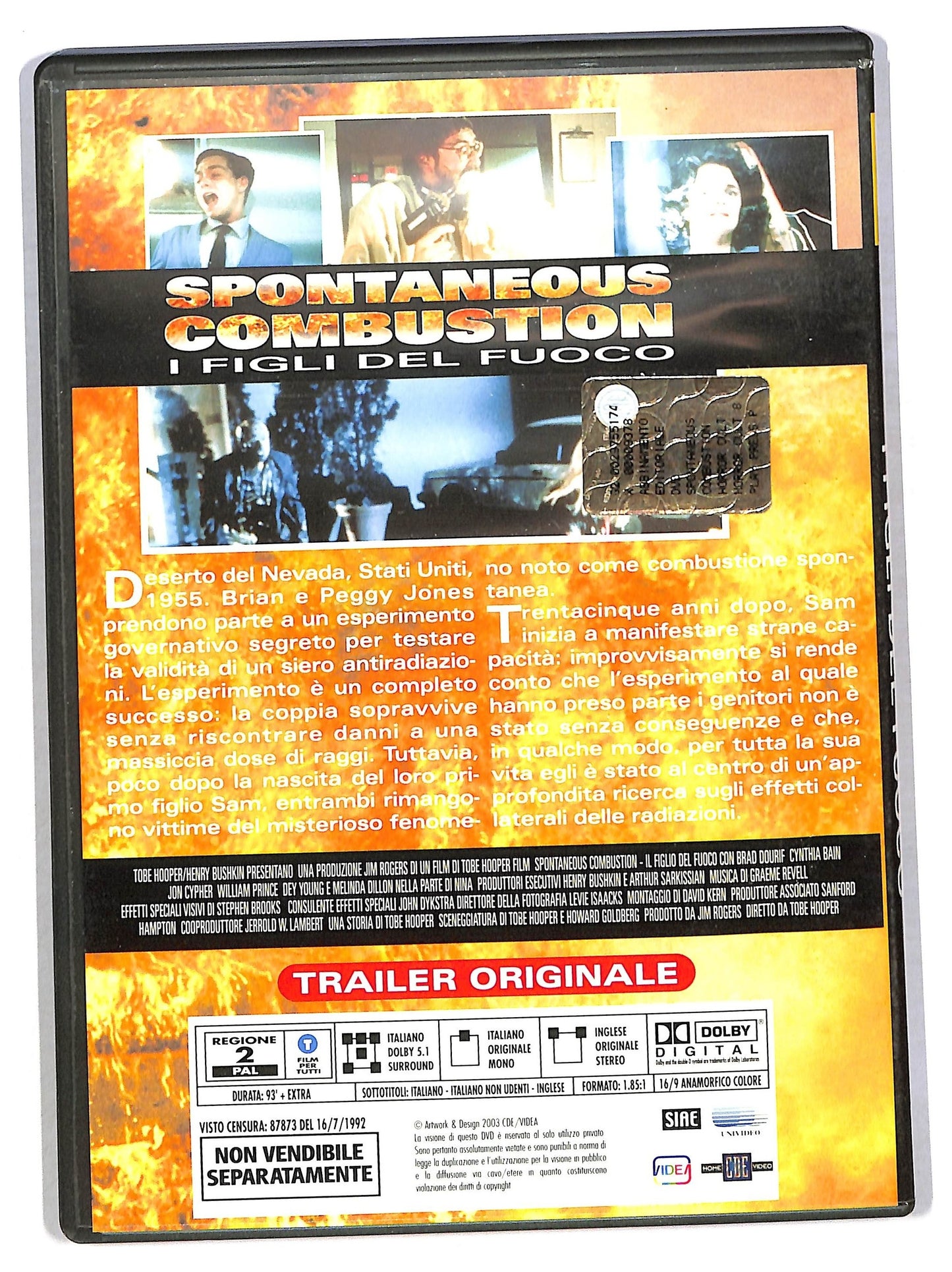 EBOND Spontaneous Combustion  EDITORIALE DVD D792539