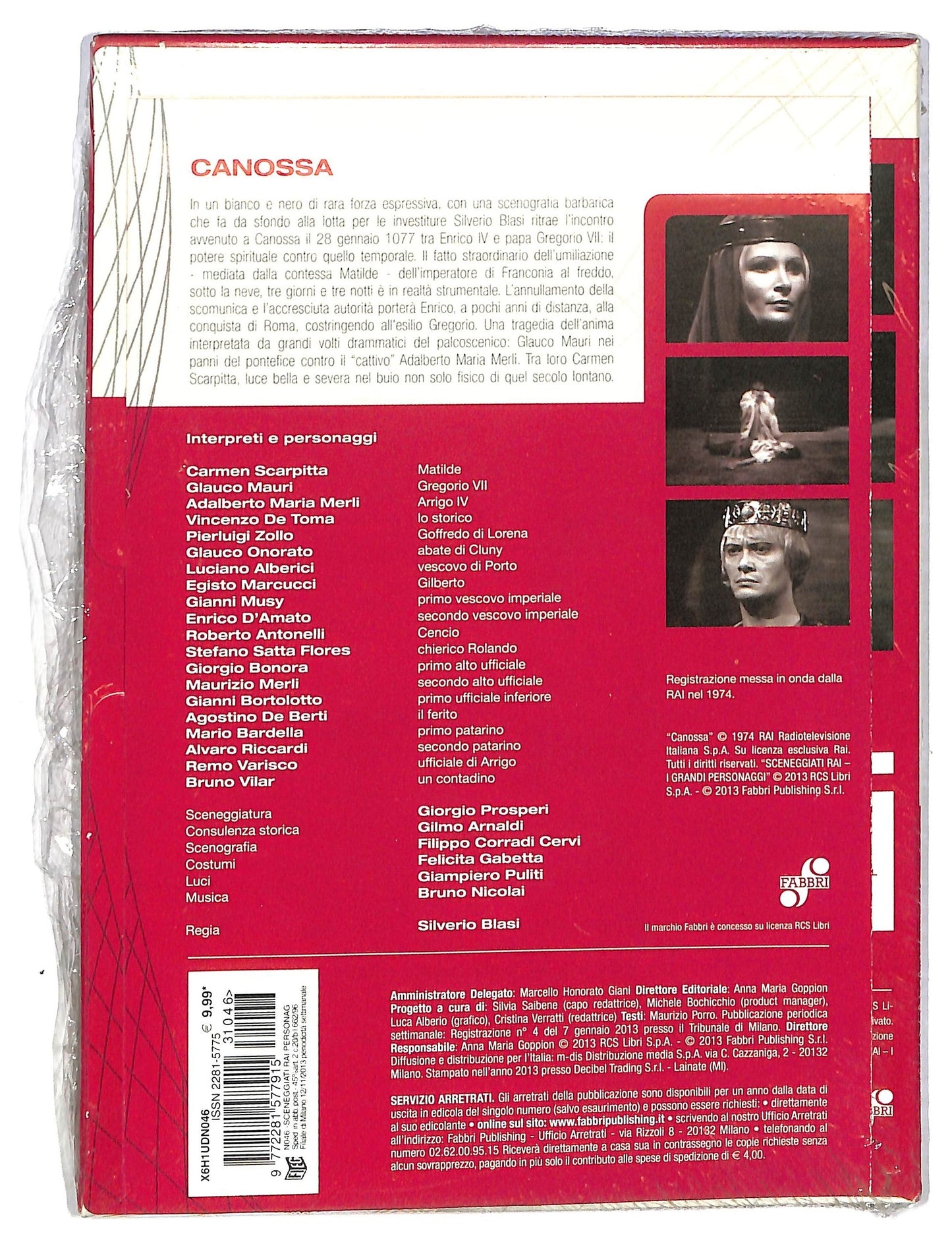 EBOND Sceneggiati Rai Canossa EDITORIALE DVD D792542