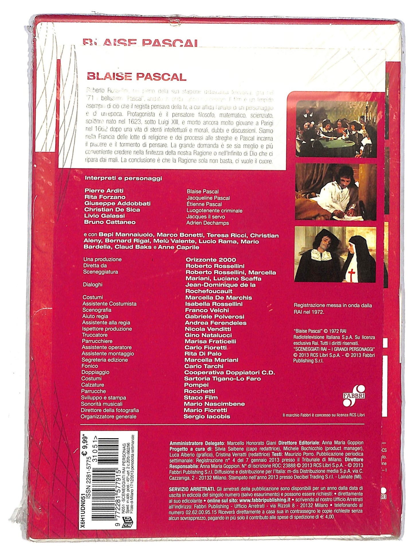 EBOND Sceneggiati Rai Blaise Pascal Puntate 1  e 2 EDITORIALE DVD D792547
