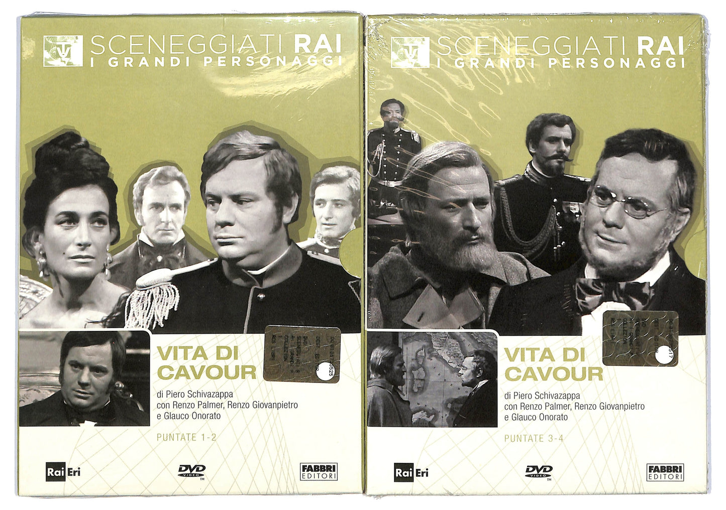 EBOND Scenggiati Rai Vita Di Cavour Puntate da 1 a 4 EDITORIALE DVD Slip Case D792554