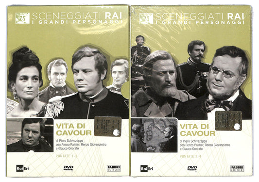 EBOND Scenggiati Rai Vita Di Cavour Puntate da 1 a 4 EDITORIALE DVD Slip Case D792554