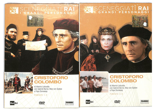 EBOND Sceneggiati Rai Cristoforo Colombo Puntate da 1 a 4 EDITORIALE DVD Slip Case D792564