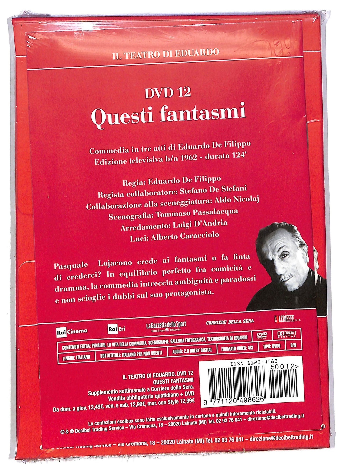 EBOND il teatro di eduardo 12 - questi fantasmi EDITORIALE DVD D792601