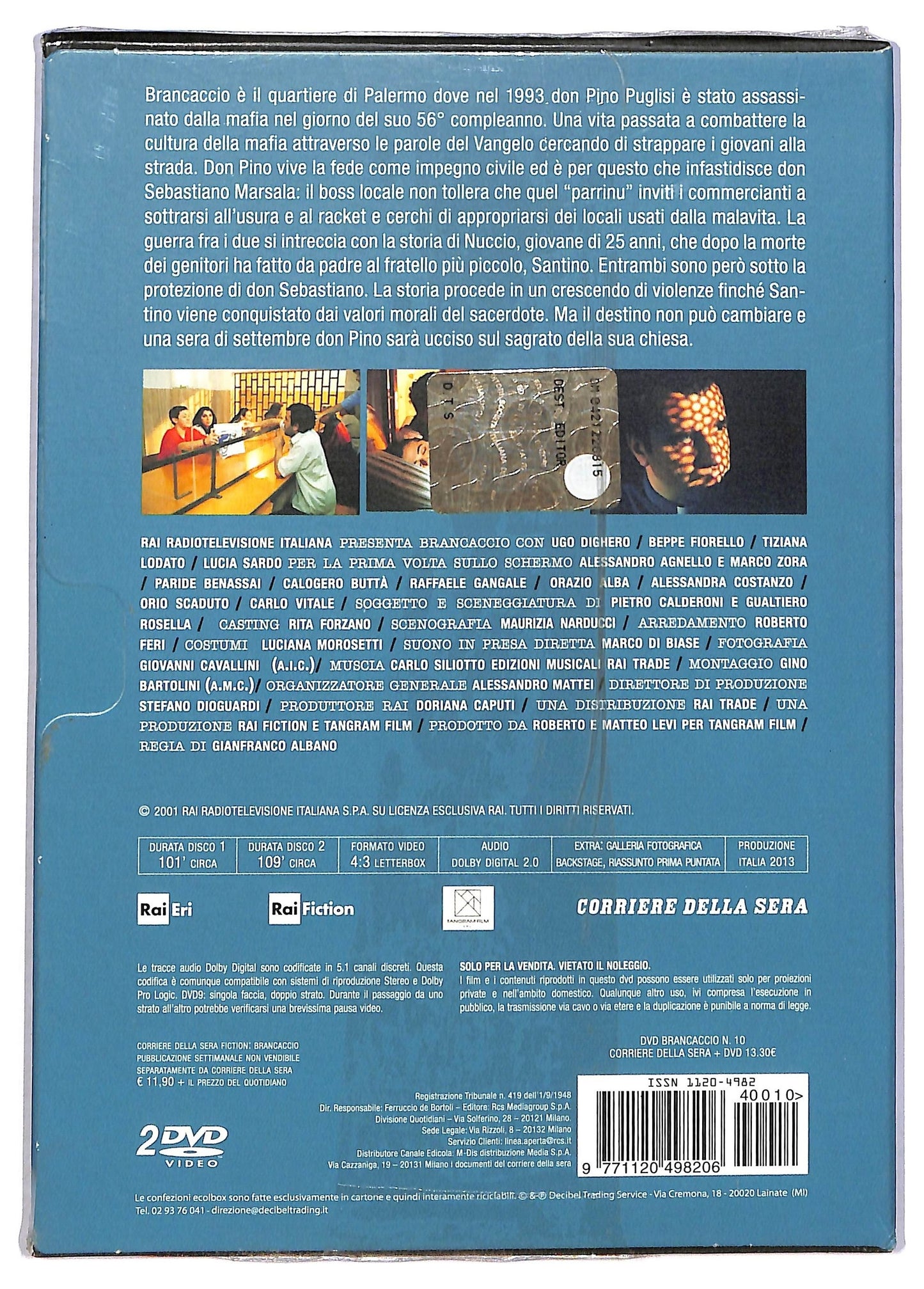 EBOND Brancaccio volume 10 - ugo dighero EDITORIALE DIGIPACK DVD D792750