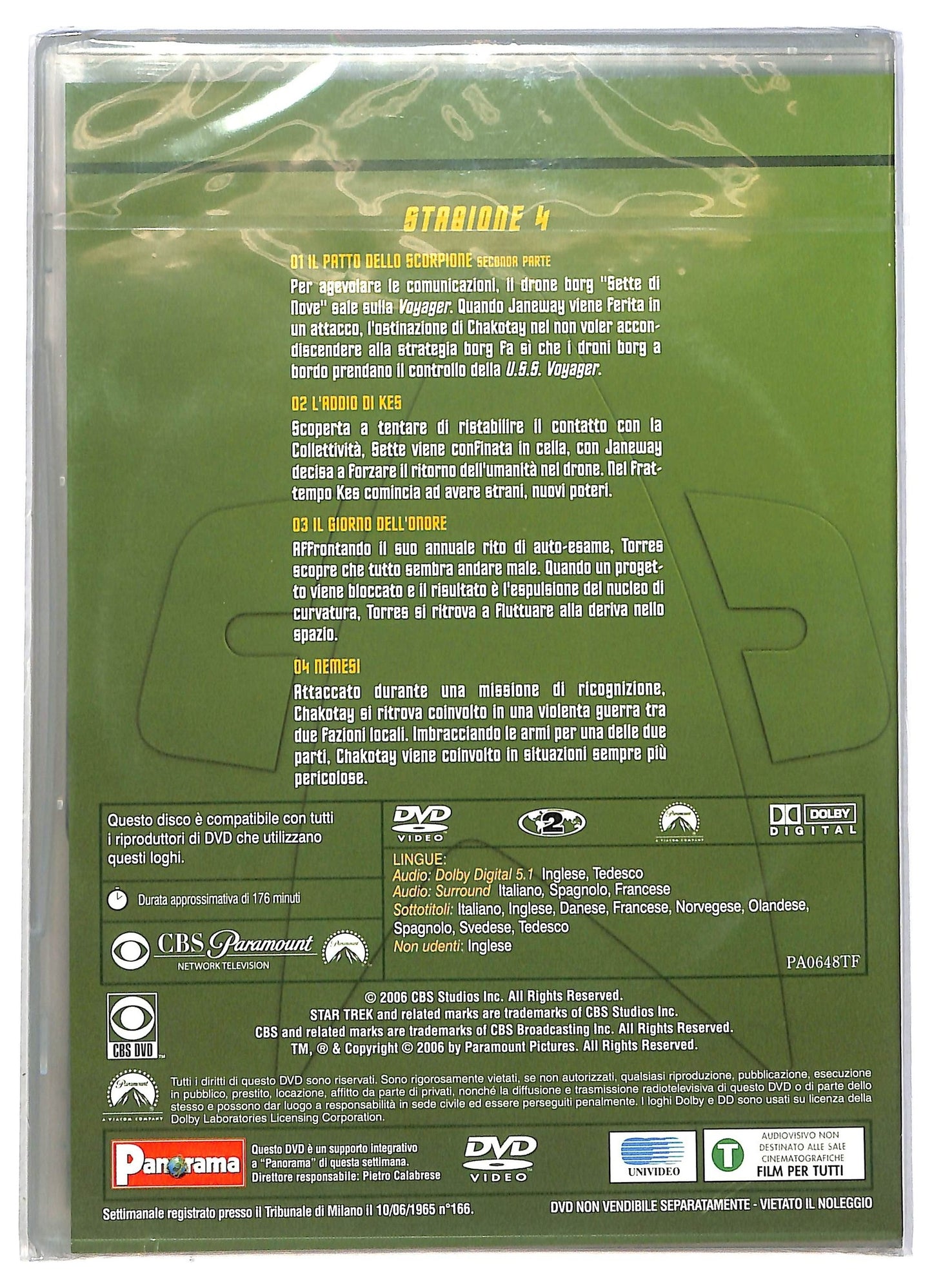 EBOND Star Trek Voyager - Vol.1 Stagione 4 (Eps. 1-4) EDITORIALE DVD D793051