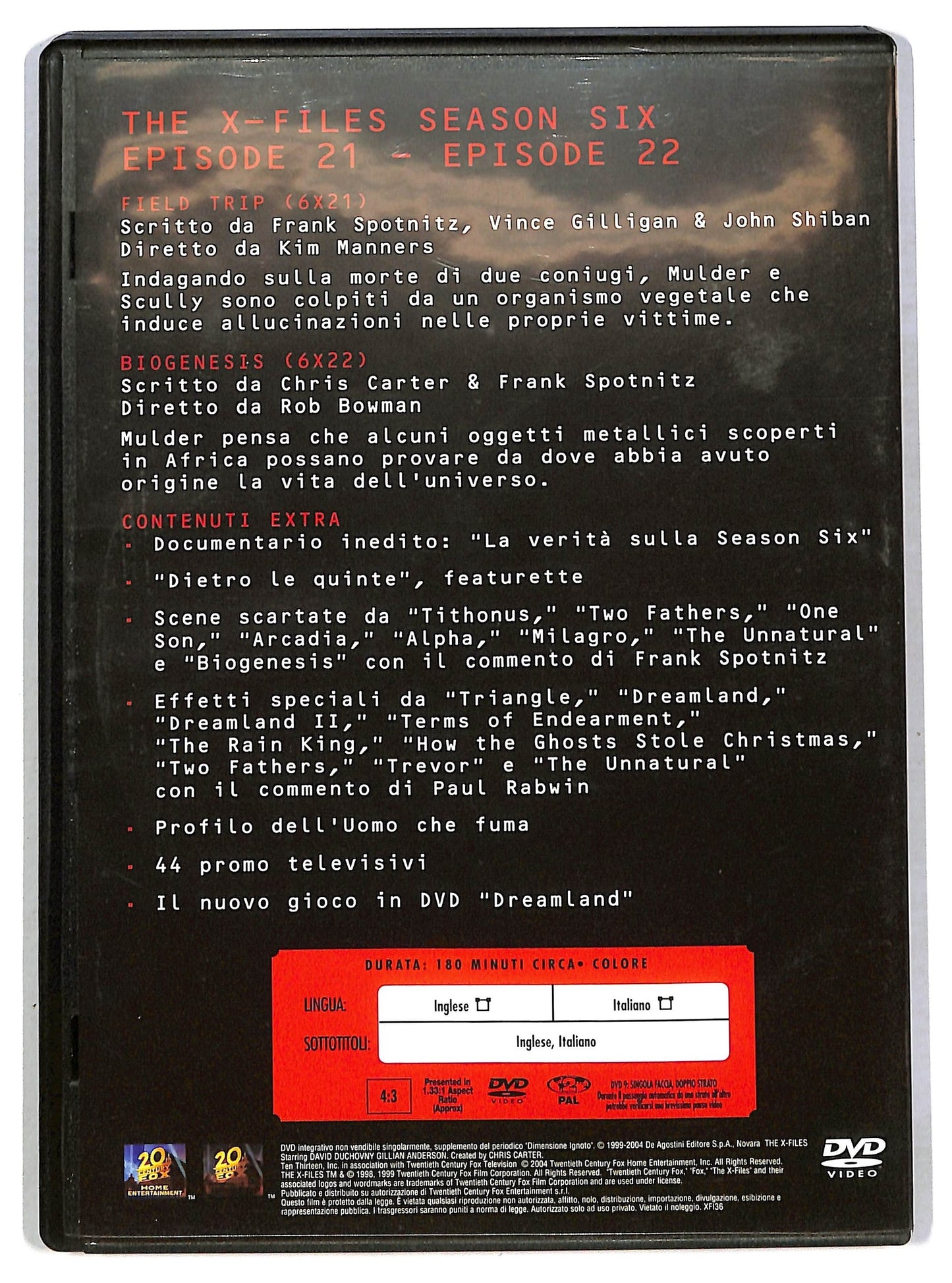 EBOND the x files collection season six volume 6  EDITORIALE DVD D793142