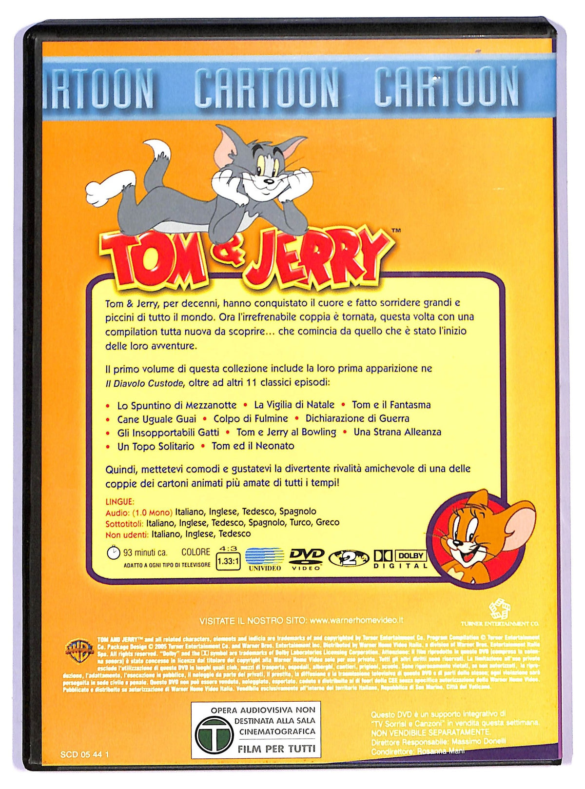 EBOND Tom & Jerry Classic Collection - Una strana alleanza EDITORIA DVD D793201
