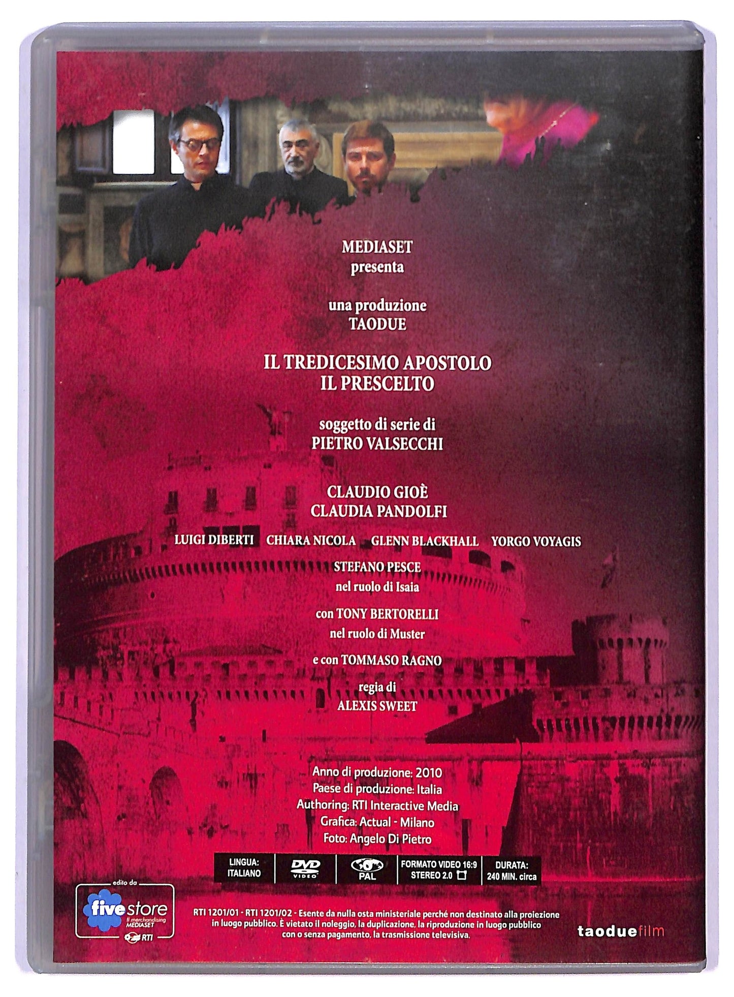 EBOND IL Tedicesimo Apostolo - IL Prescelto Ep. 1,2,3,4 EDITORIALE DVD D793243