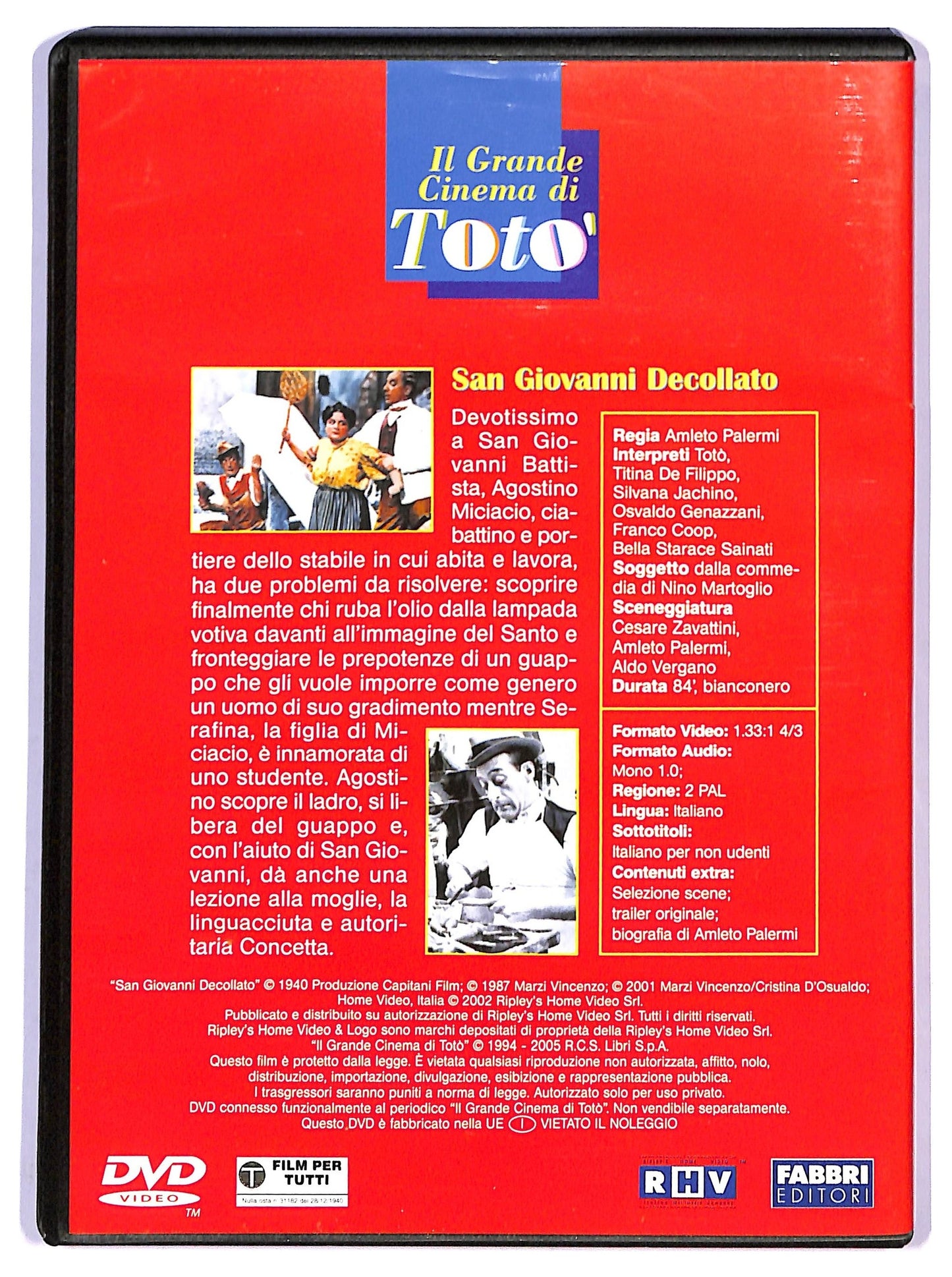 EBOND San Giovanni decollato  EDITORIALE DVD D793321