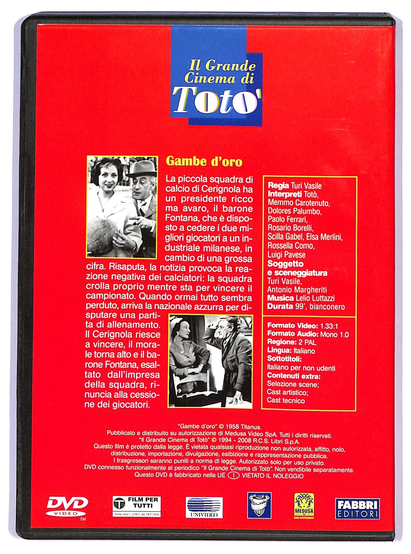 EBOND Gambe D'Oro EDITORIALE DVD D793343