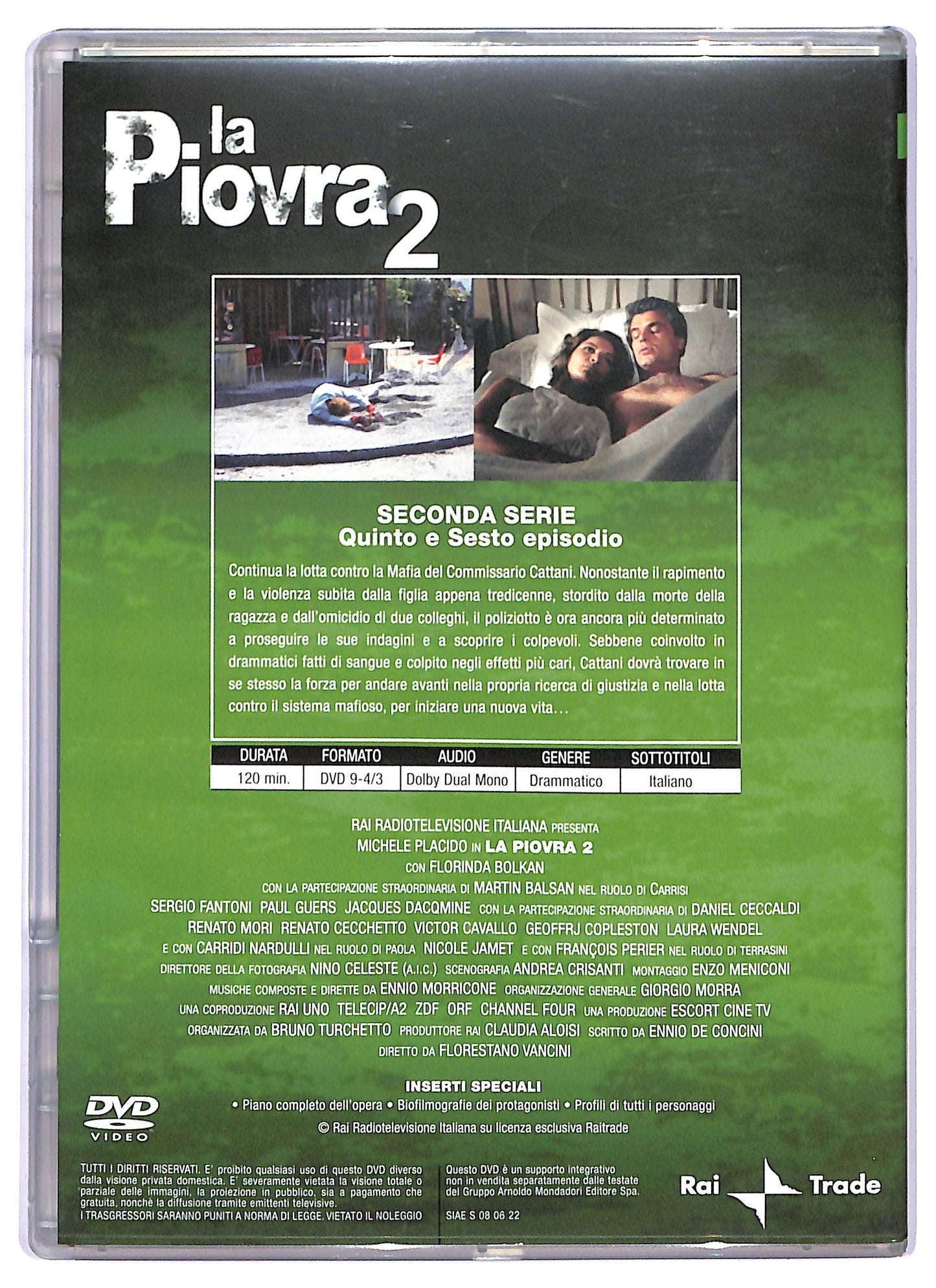 EBOND La Piovra Seconda Serie Episodi 5 & 6 EDITORIALE DVD D793441