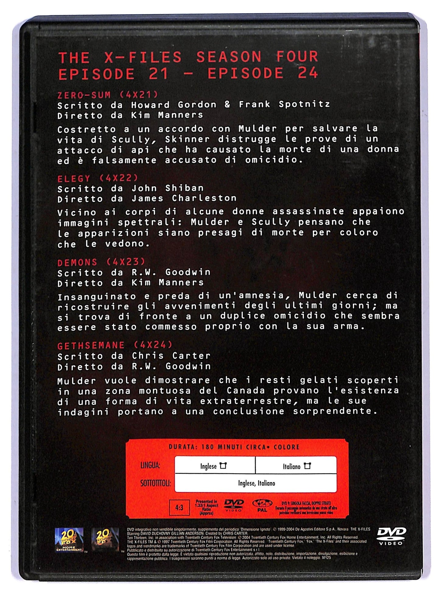 EBOND The X-Files collection - Volume 6 Season four EDITORIALE  DVD D793554