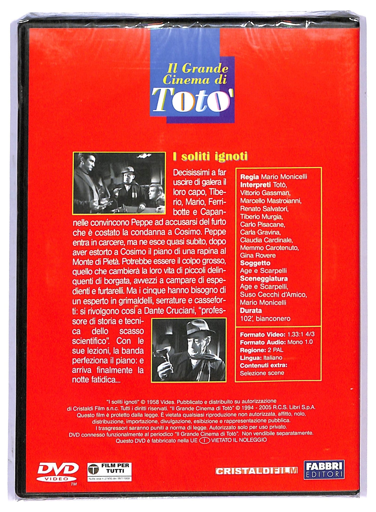EBOND I soliti ignoti  EDITORIALE DVD D793558
