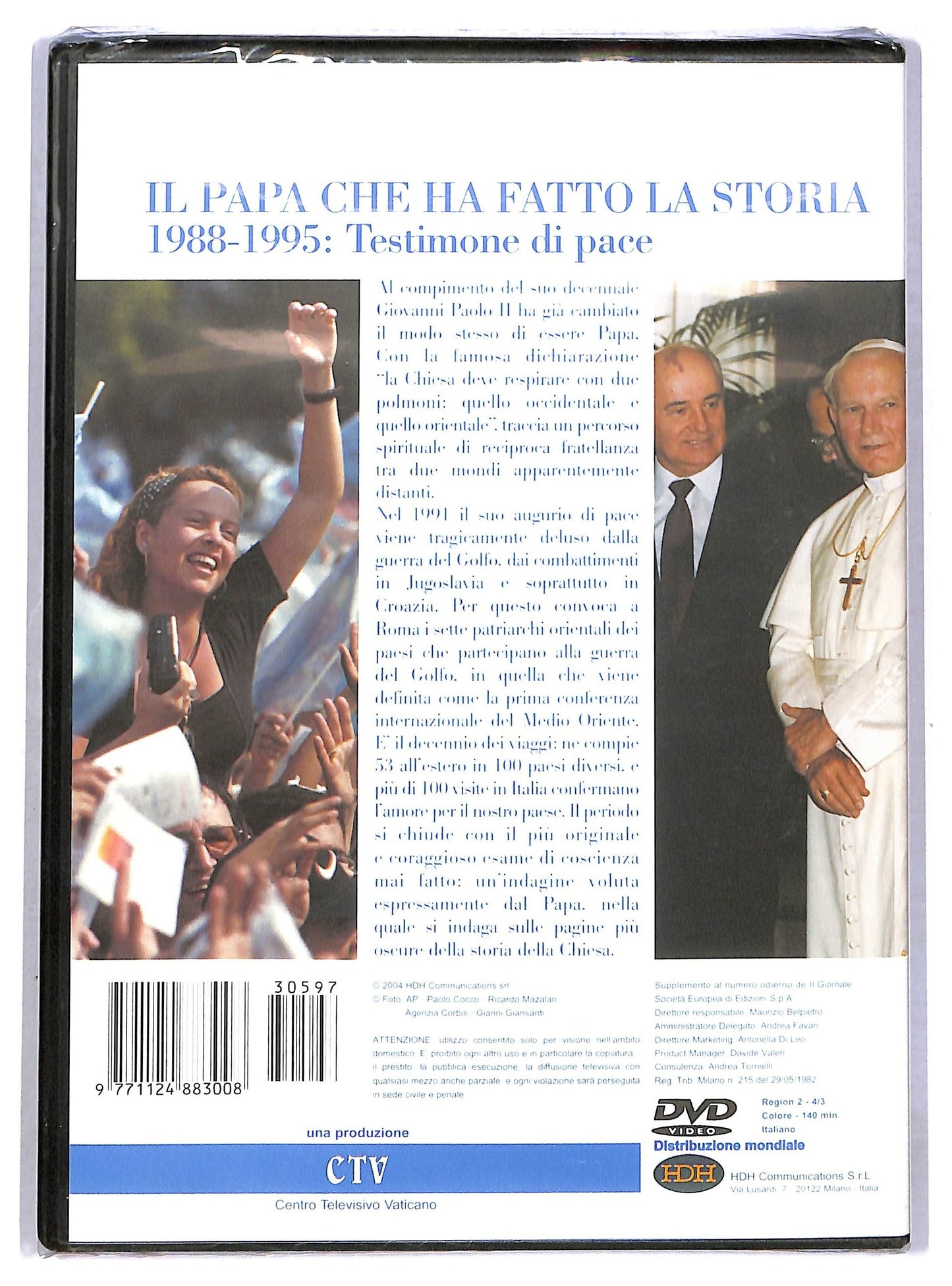 EBOND IL Papa Che Ha Fatto La Storia - 1988/1985 EDITORIALE DVD D793645