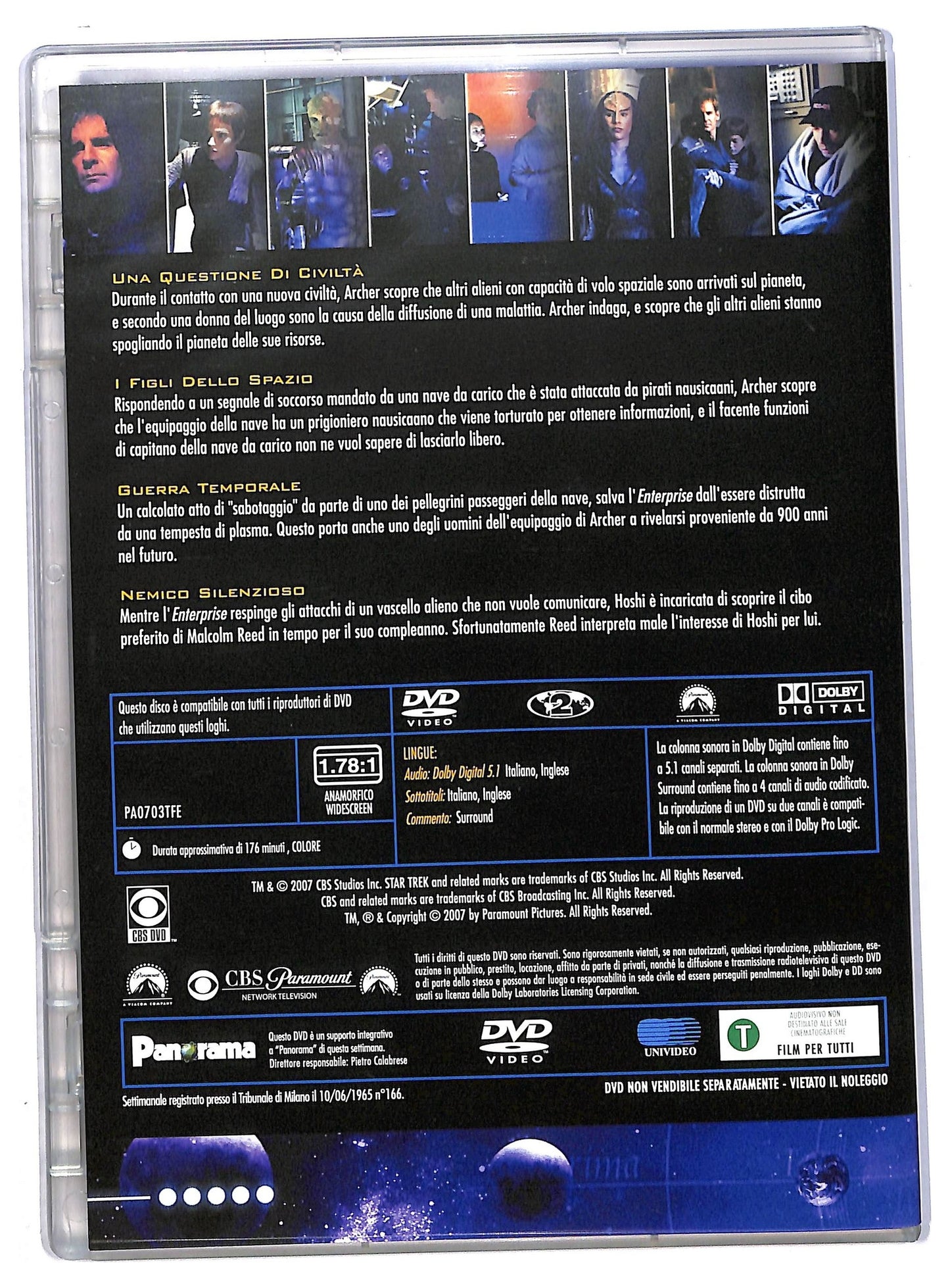 EBOND Star Trek: Enterprise stagione 1ep.9-12 disco 3 EDITORIALE DVD D793651