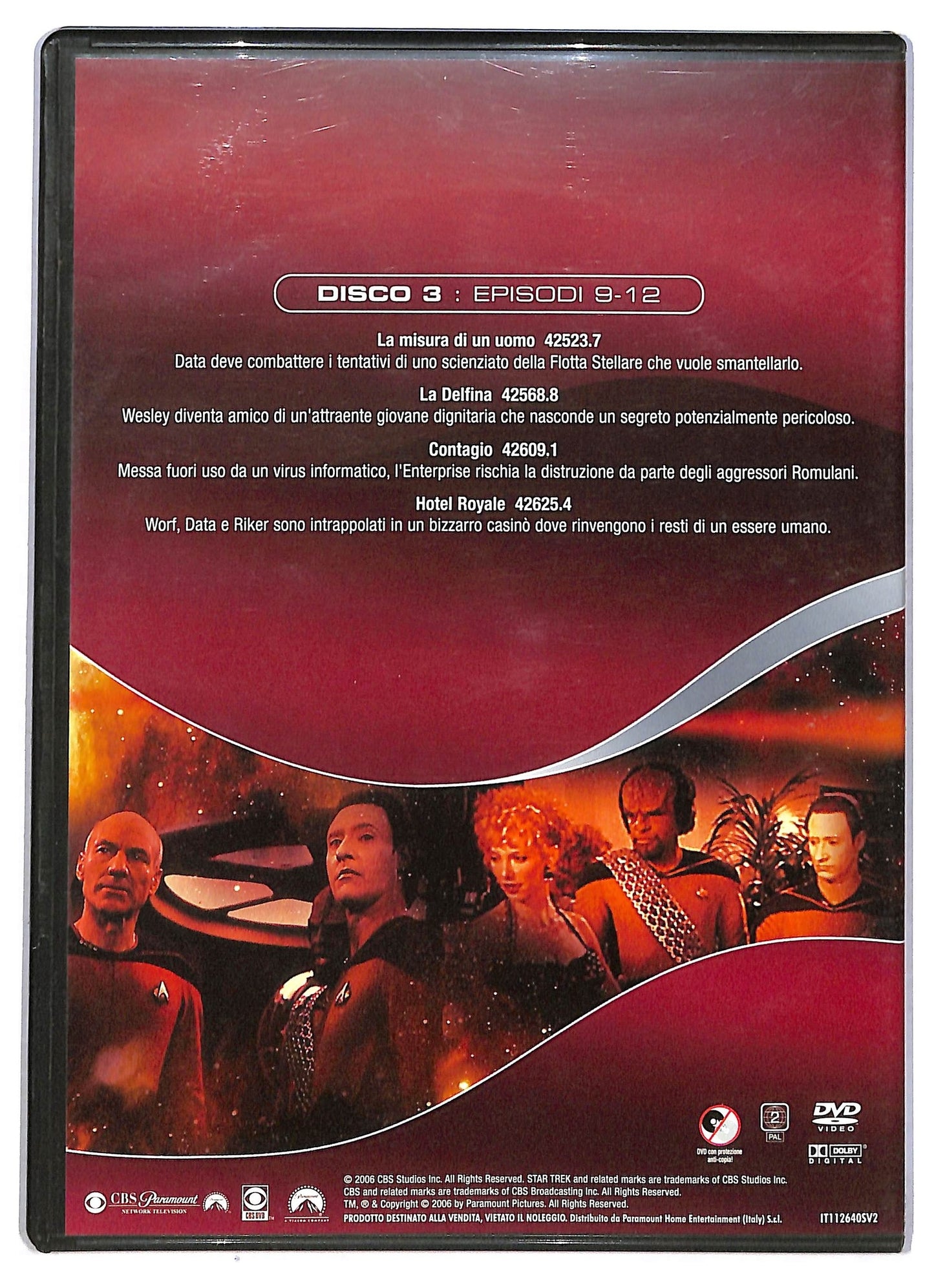 EBOND Star Trek The Next Generation Vol. 2  Epis. 9 - 12 EDITORIALE DVD D793714
