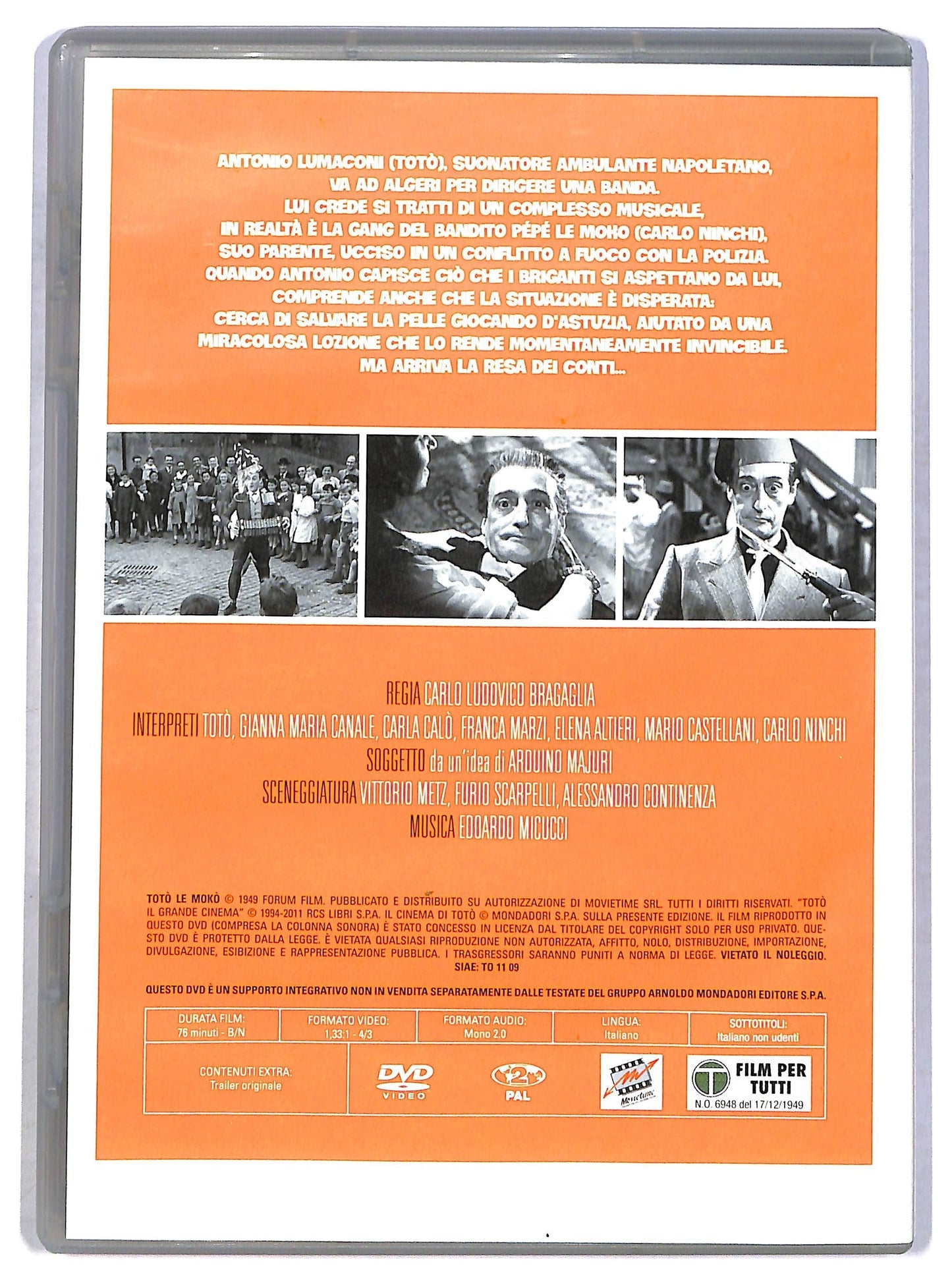 EBOND Toto Le Moko EDITORIALE DVD D793745