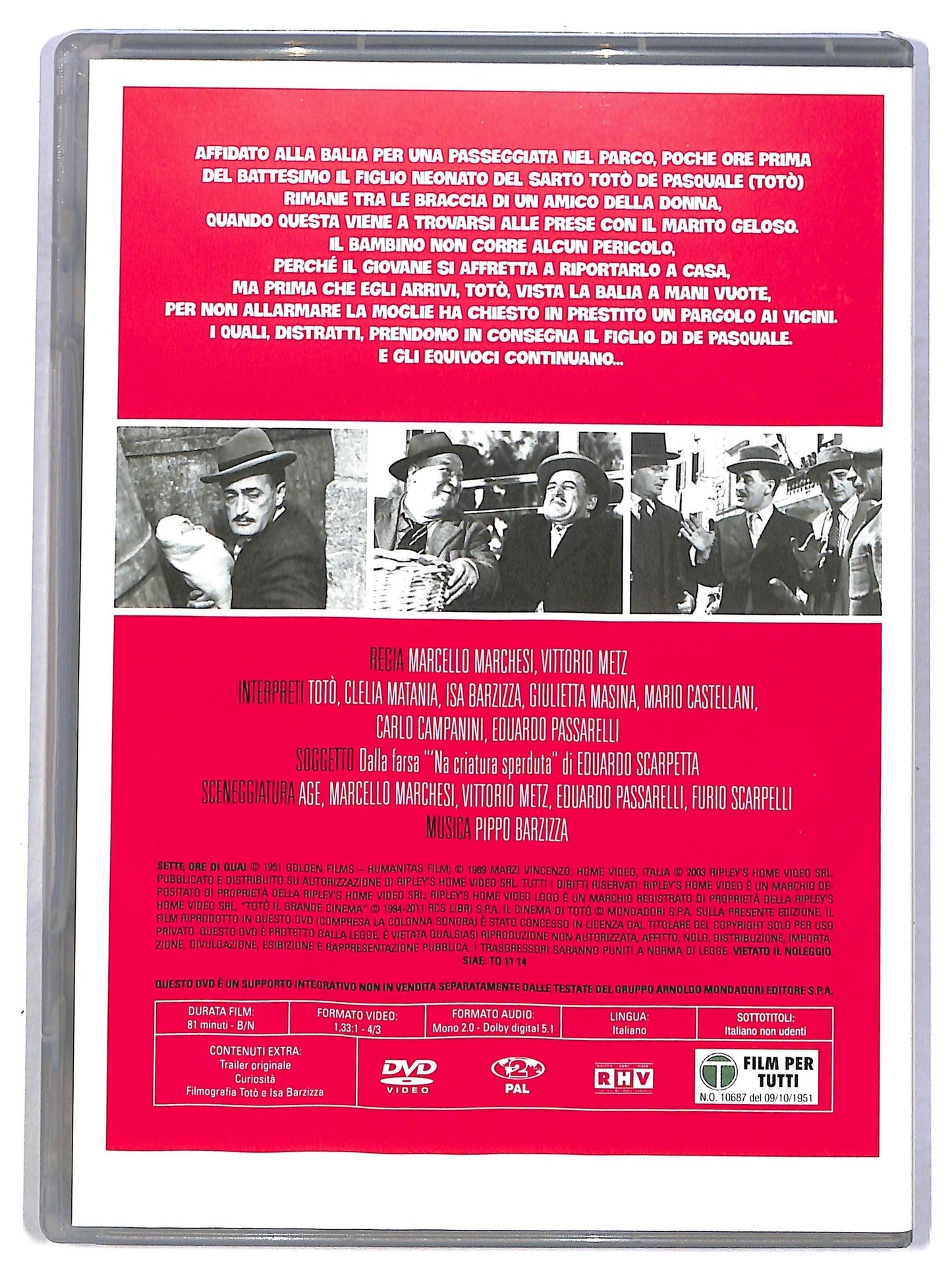 EBOND Sette Ore Di Guai EDITORIALE DVD D793746