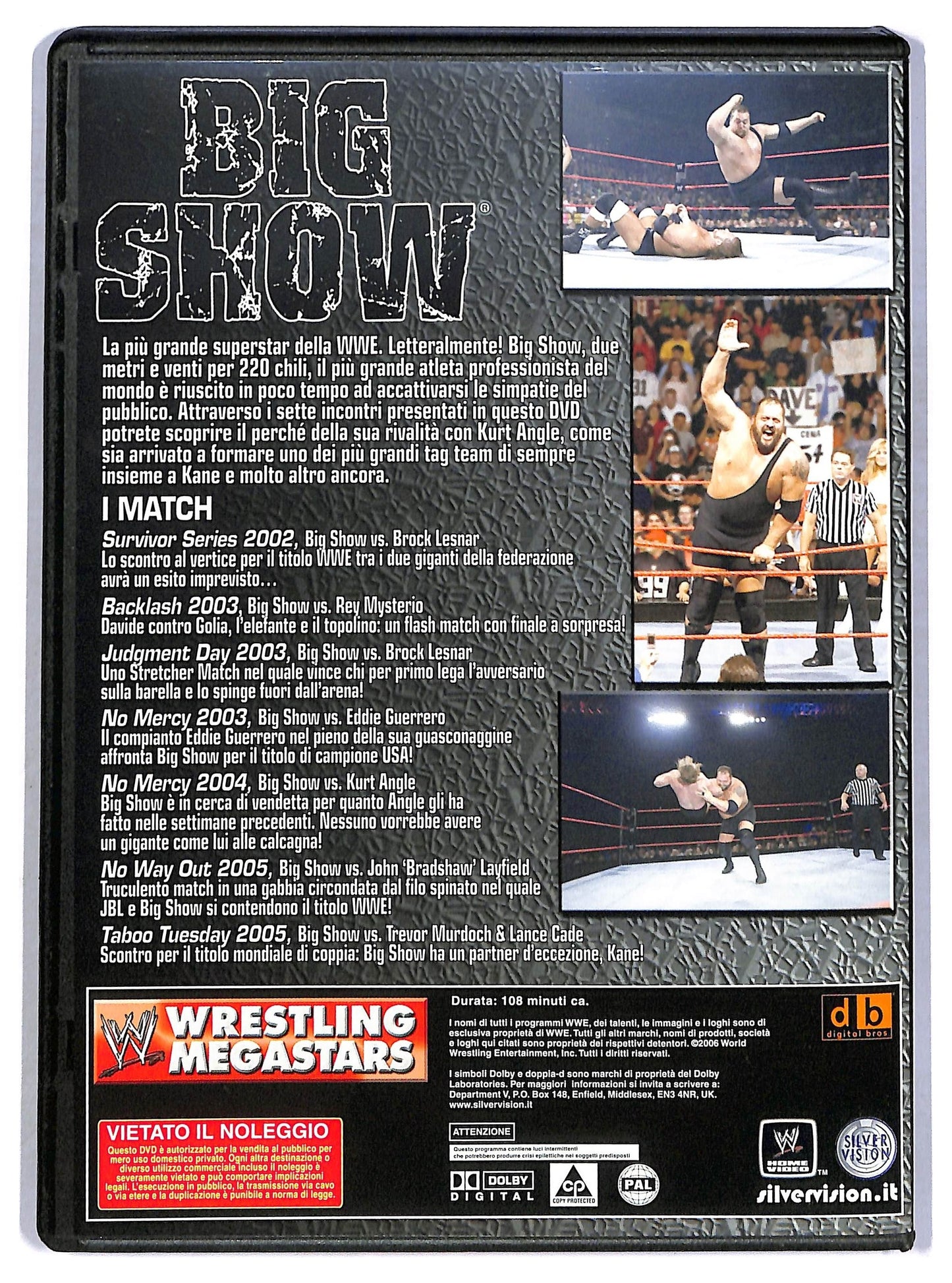 EBOND Wrestling megastars - Big Show N°13 EDITORIALE  DVD D793902