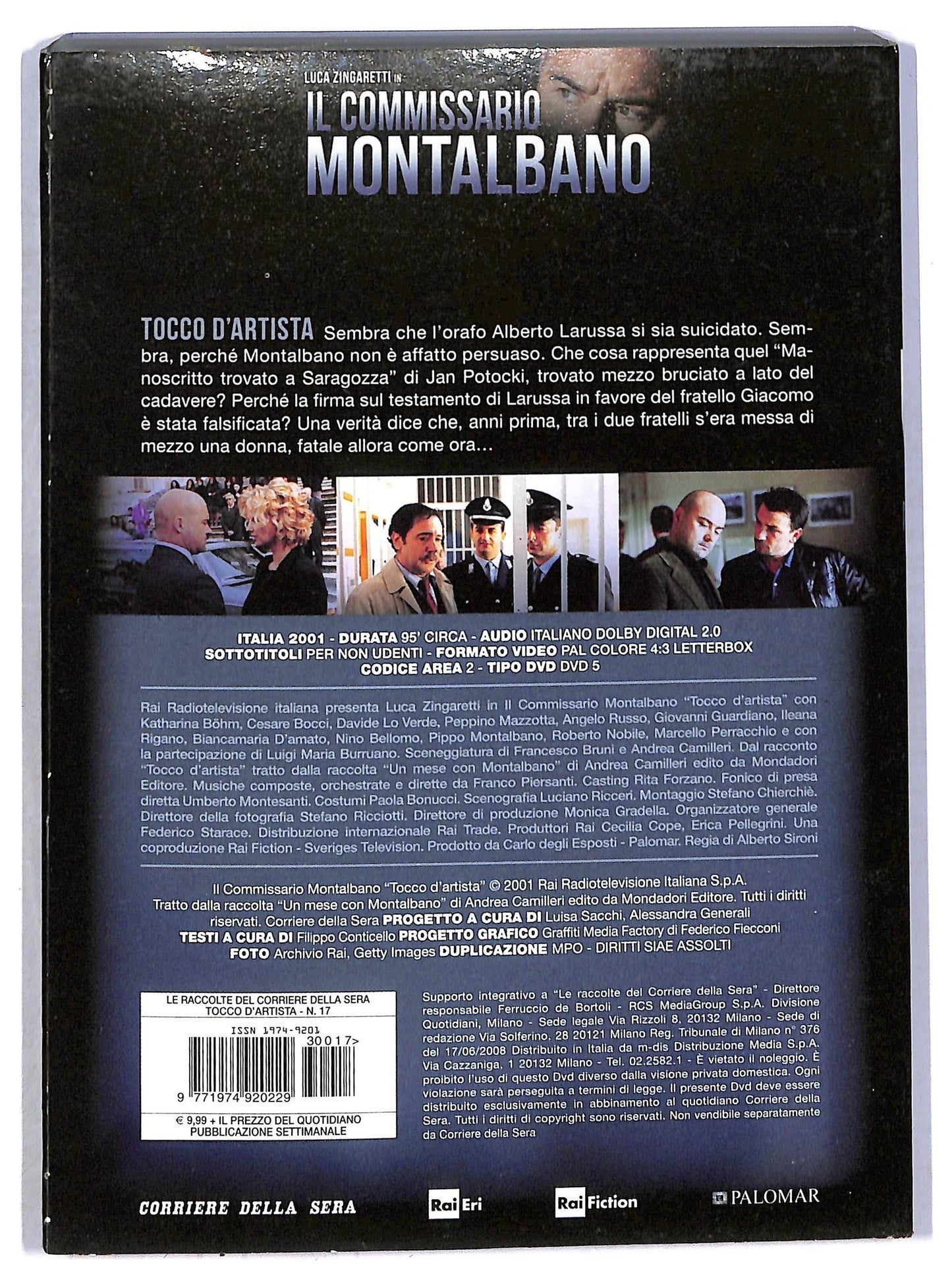 EBOND IL Commissario Montalbano Vol. 17 Digipack EDITORIALE DVD D793914