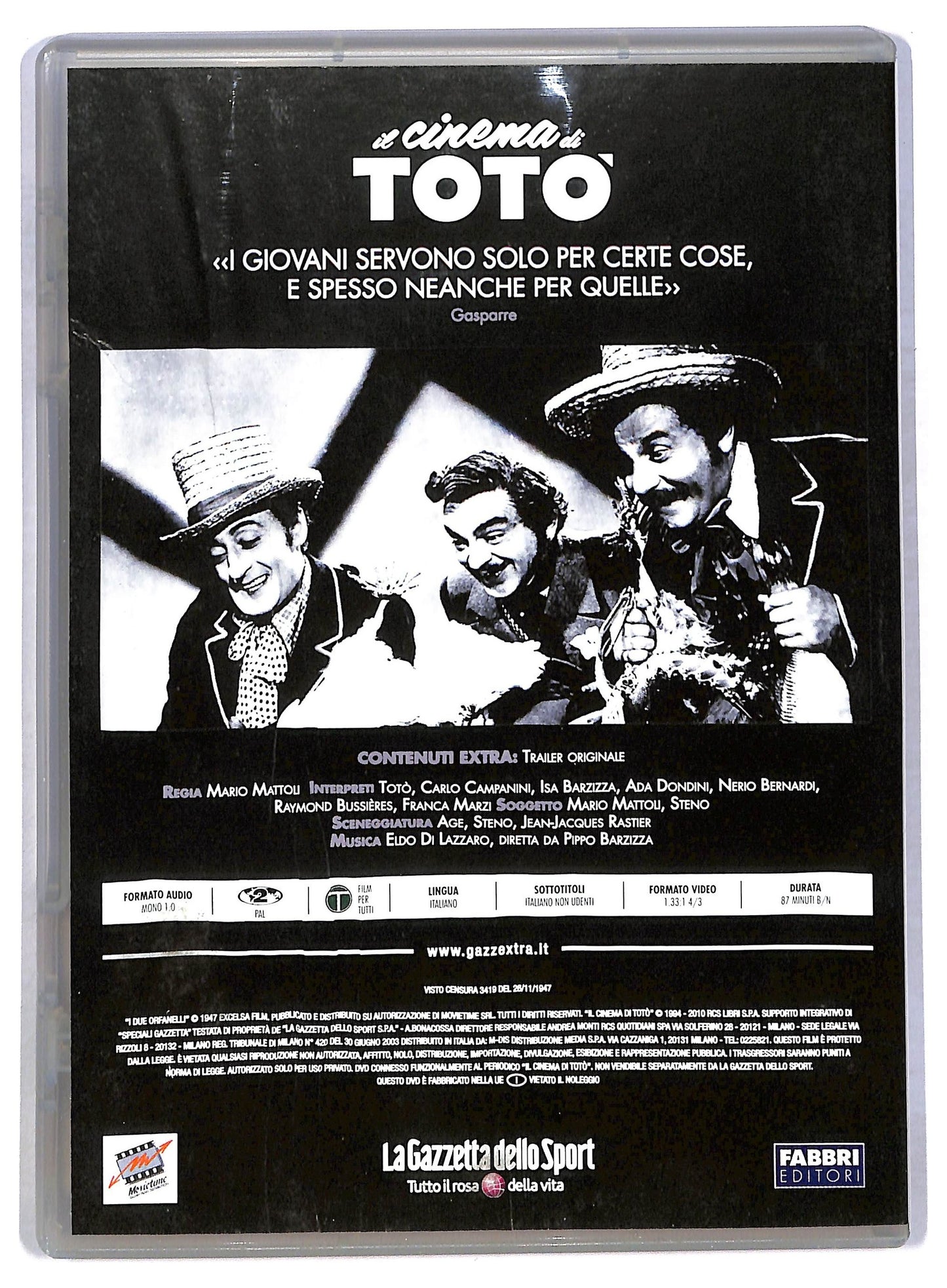 EBOND I Due Orfanelli EDITORIALE DVD D793953