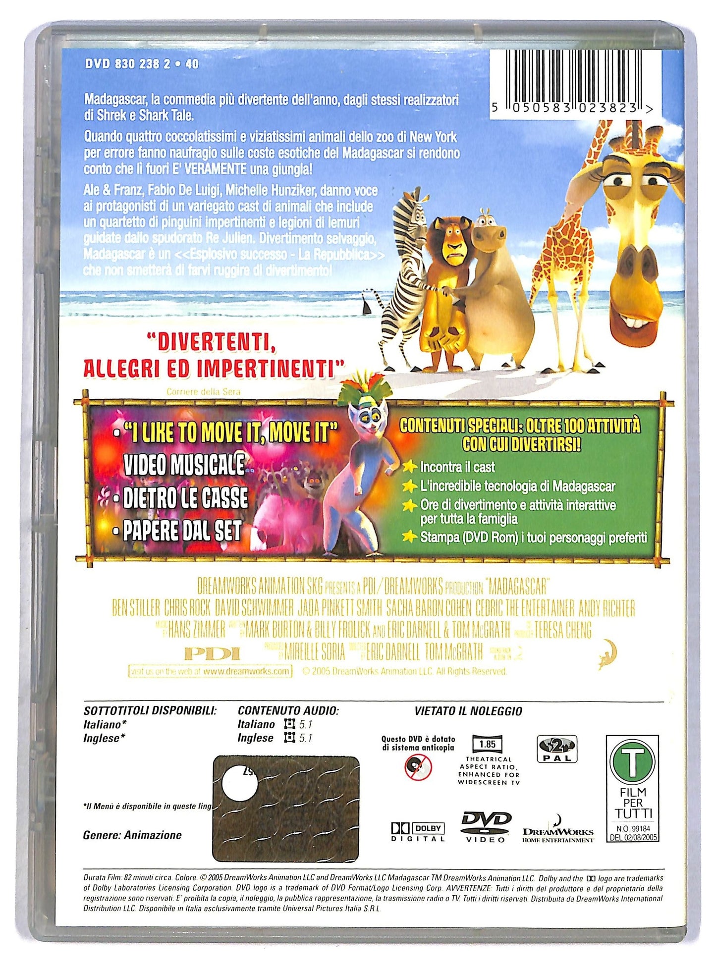 EBOND madagascar DVD D794019