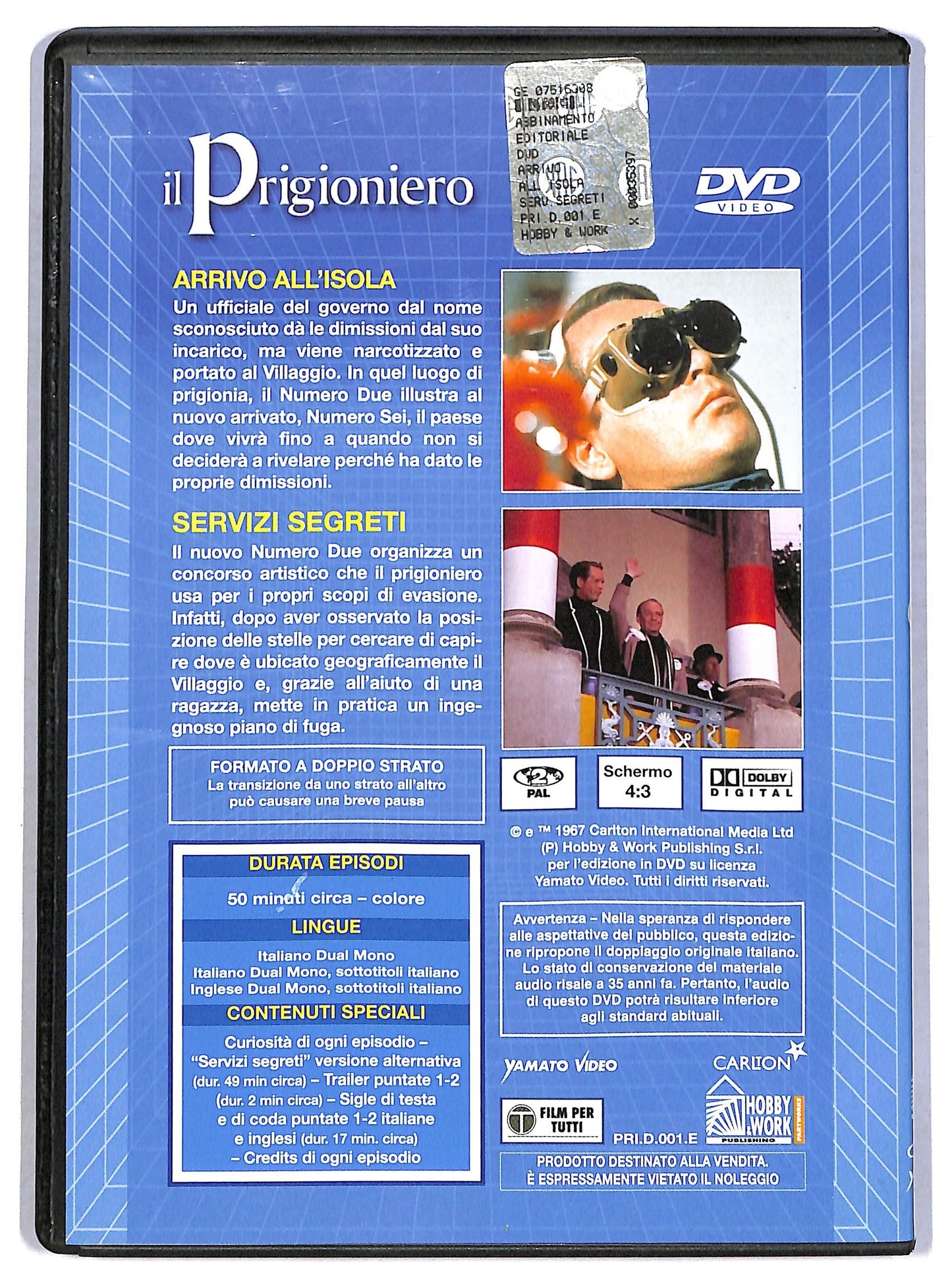 EBOND IL Prigioniero - Vol1  EDITORIALE DVD D794025