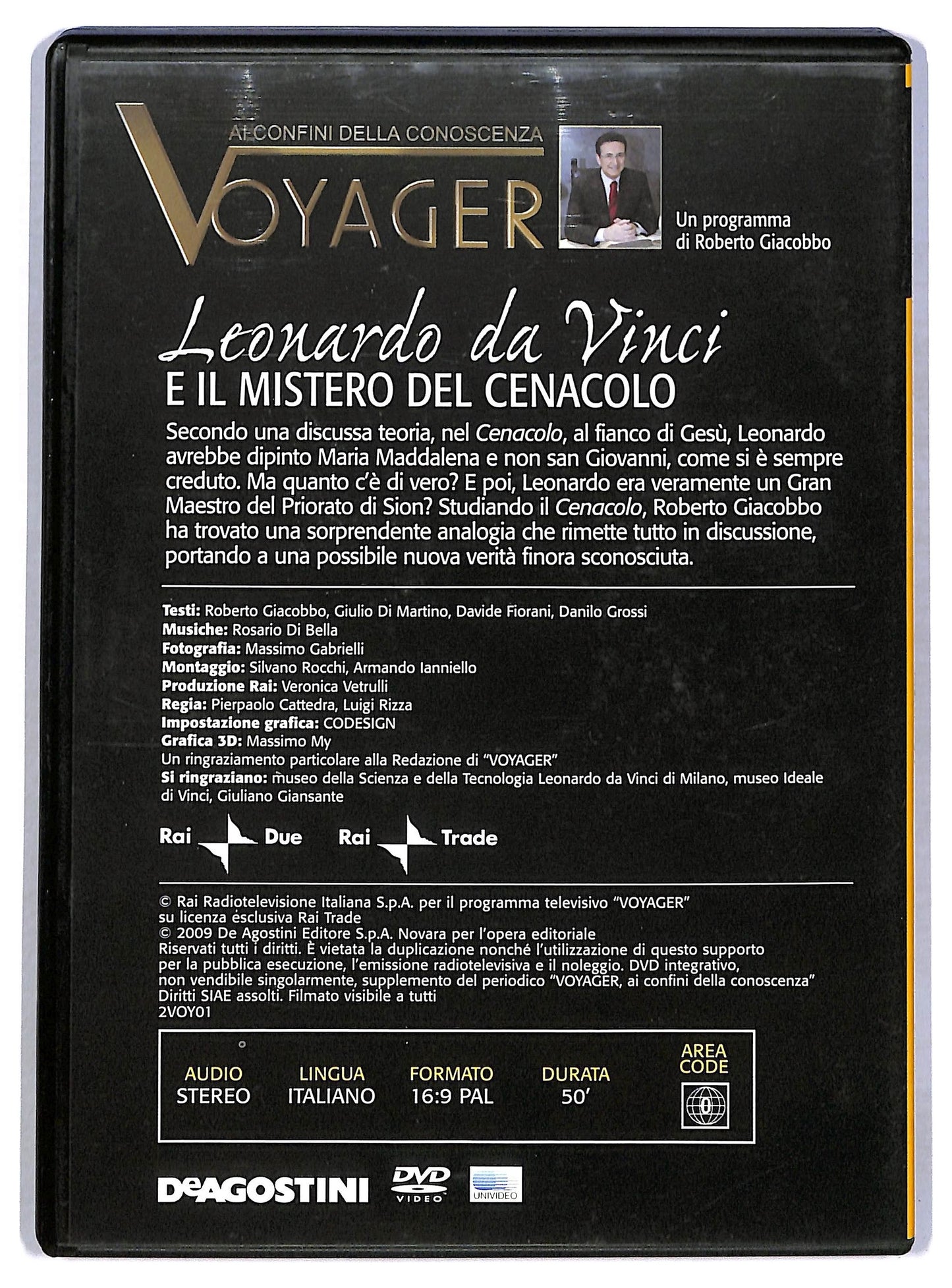 EBOND Voyager Leonardo da Vinci e il mistero del cenacolo EDITORIALE DVD D794040